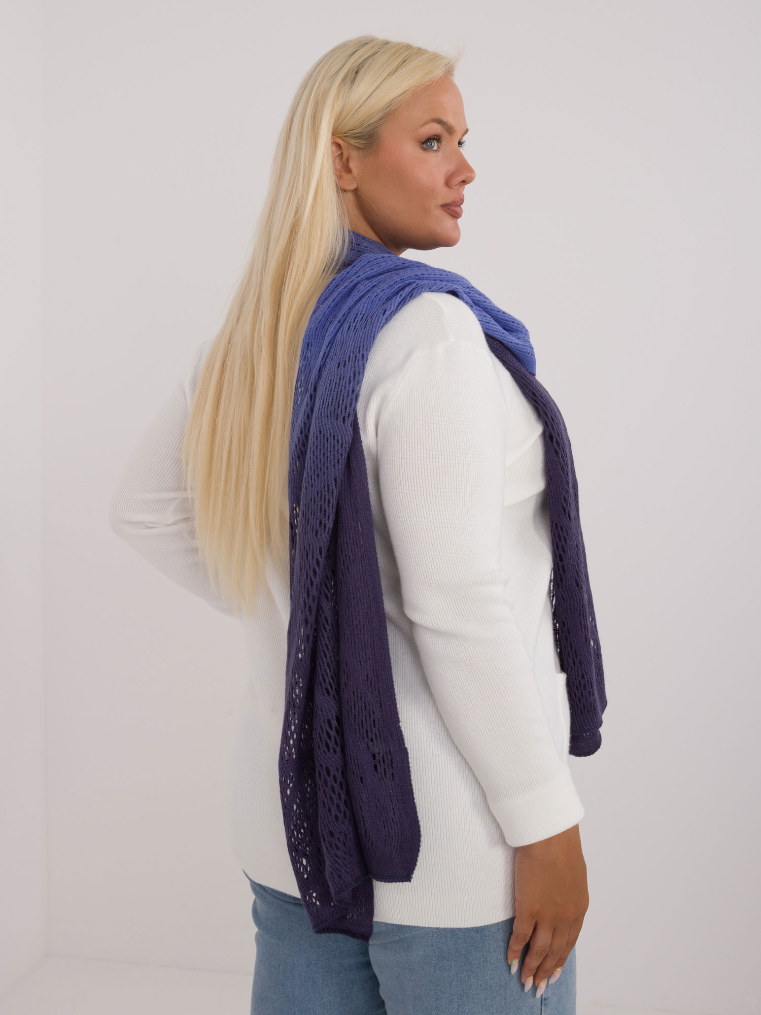 Scarf-AT-SZ-602.61-navy blue