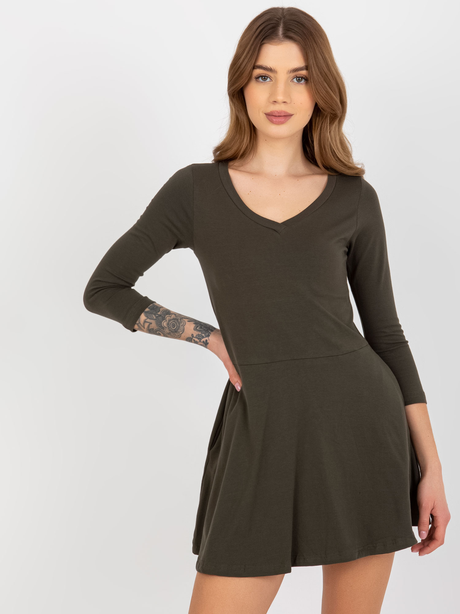 Dress-EM-SK-HW/20-309.11P-khaki