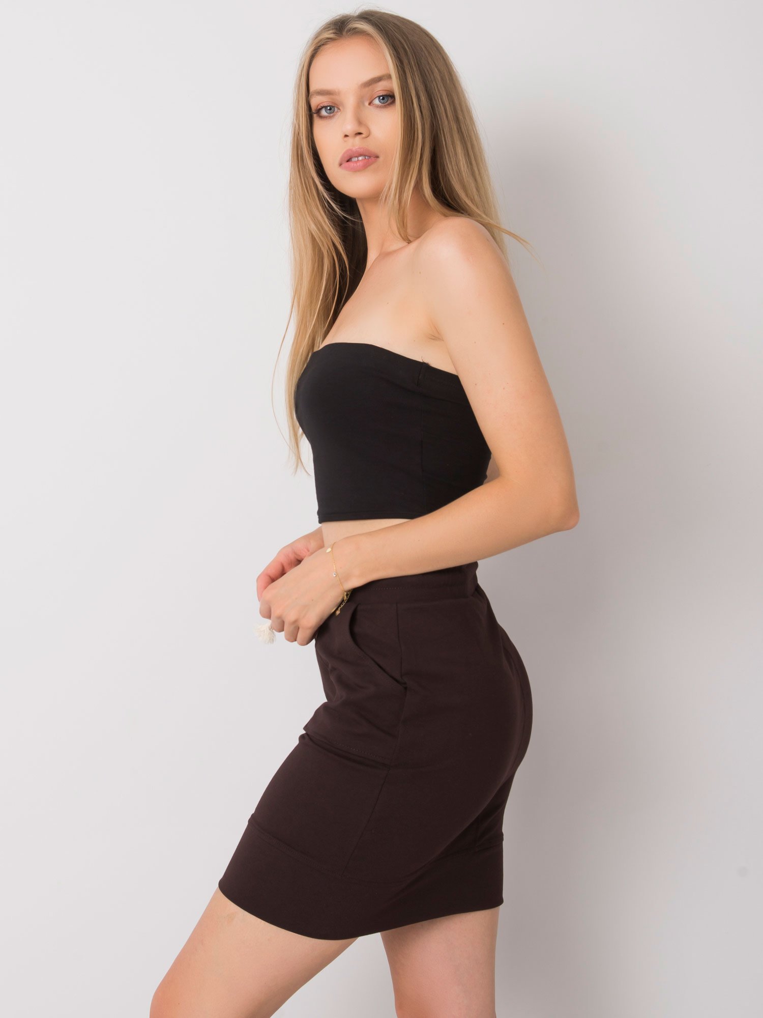 Skirt-FA-SD-6205.76P-dark brown