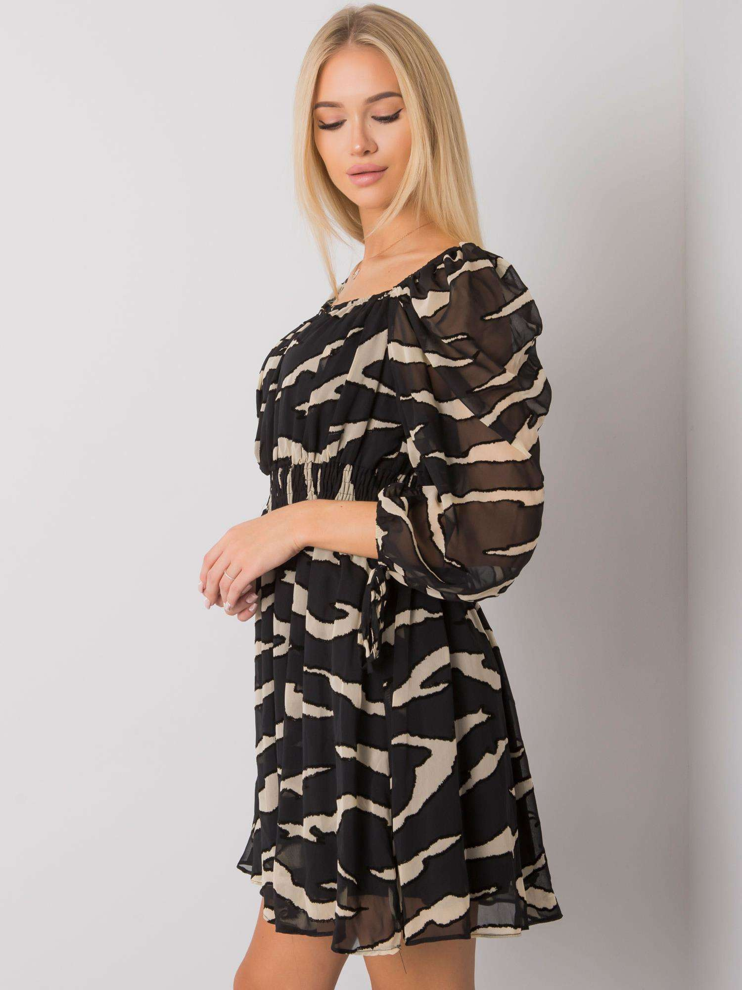 Dress-LC-SK-22K-3040.19P-Black-White