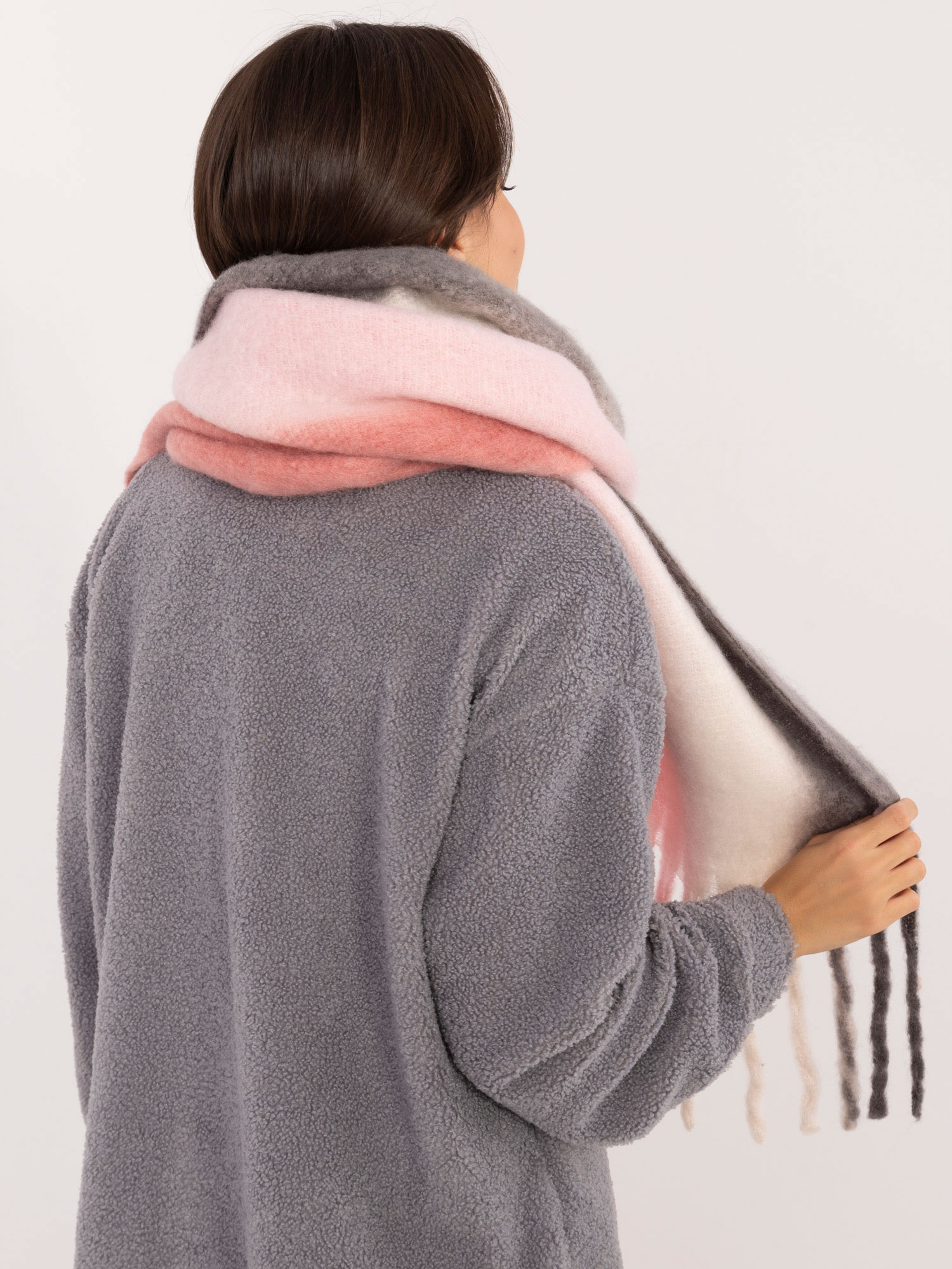 Scarf-AT-SZ-2320.50-Grey-Pink