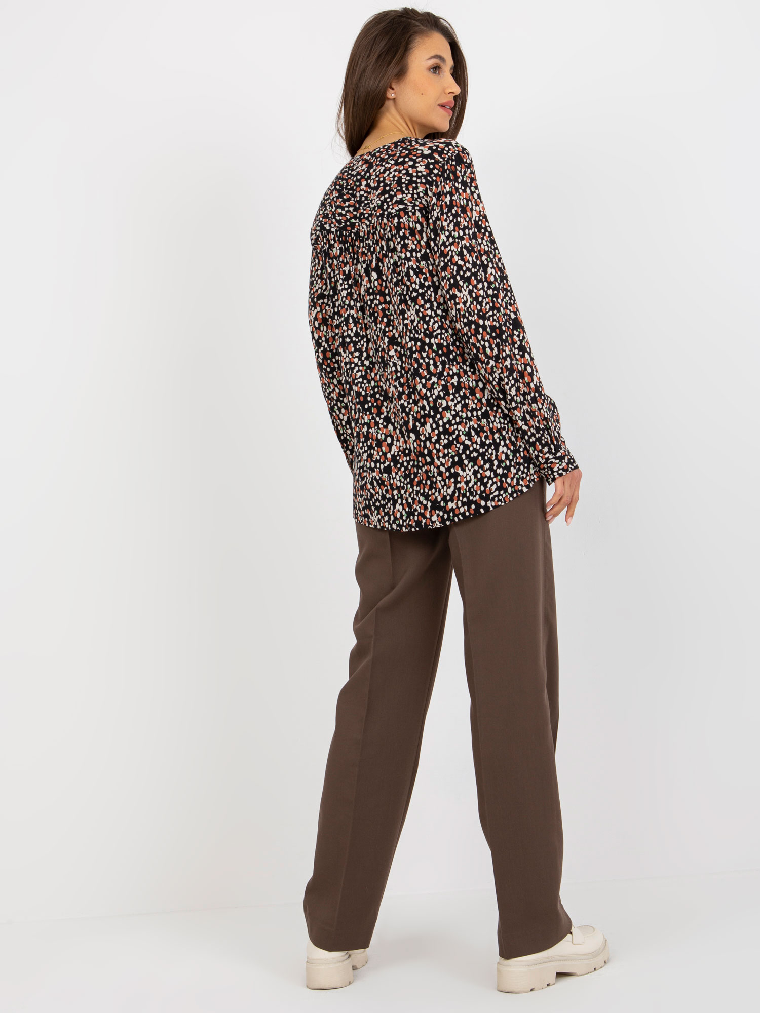 Blouse-D73771M11081A-black-beige