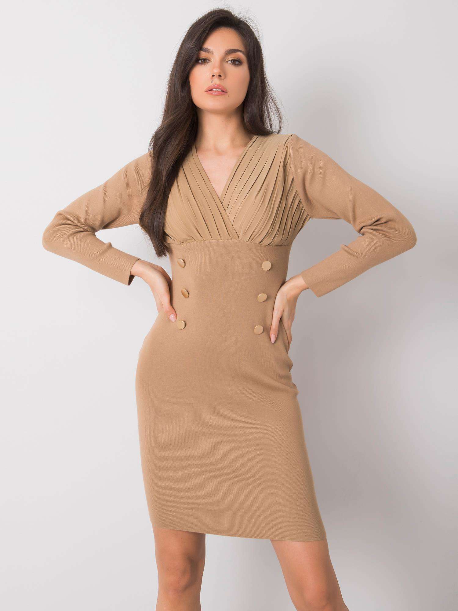 Dress-EM-SK-J50027.63P-dark beige