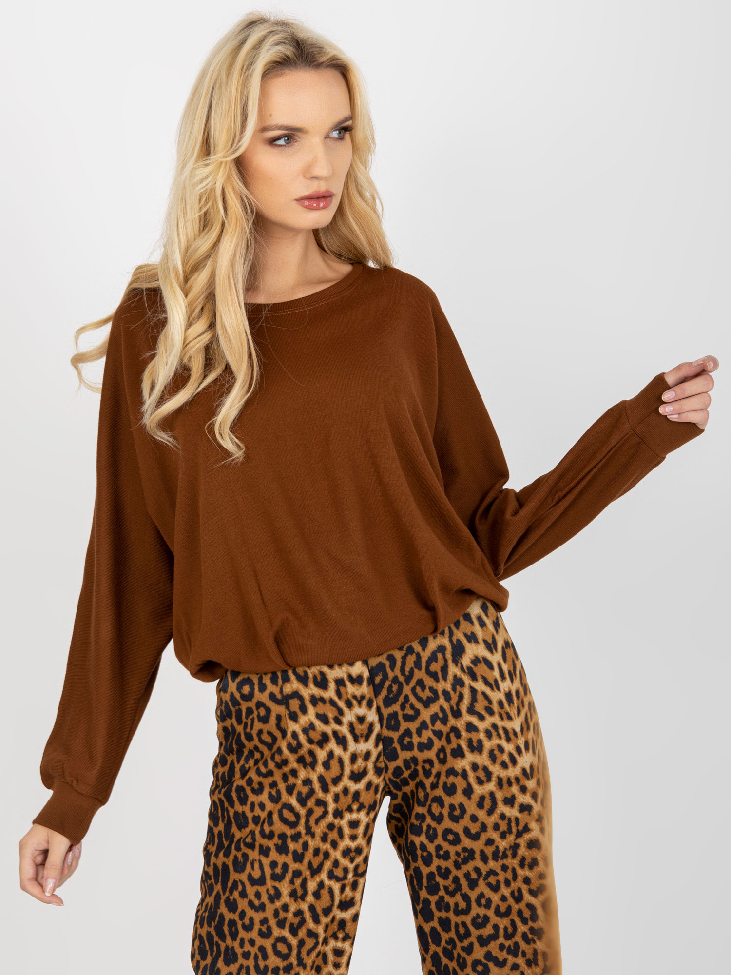 Blouse-TW-BZ-BE-M327.29-brown