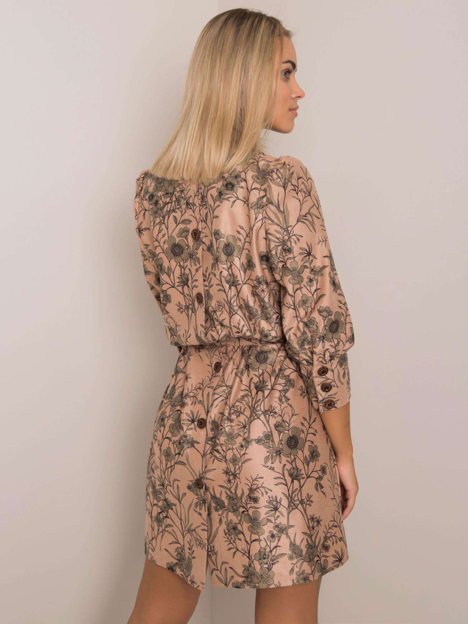 Dress-LK-SK-508143.72P-dark beige