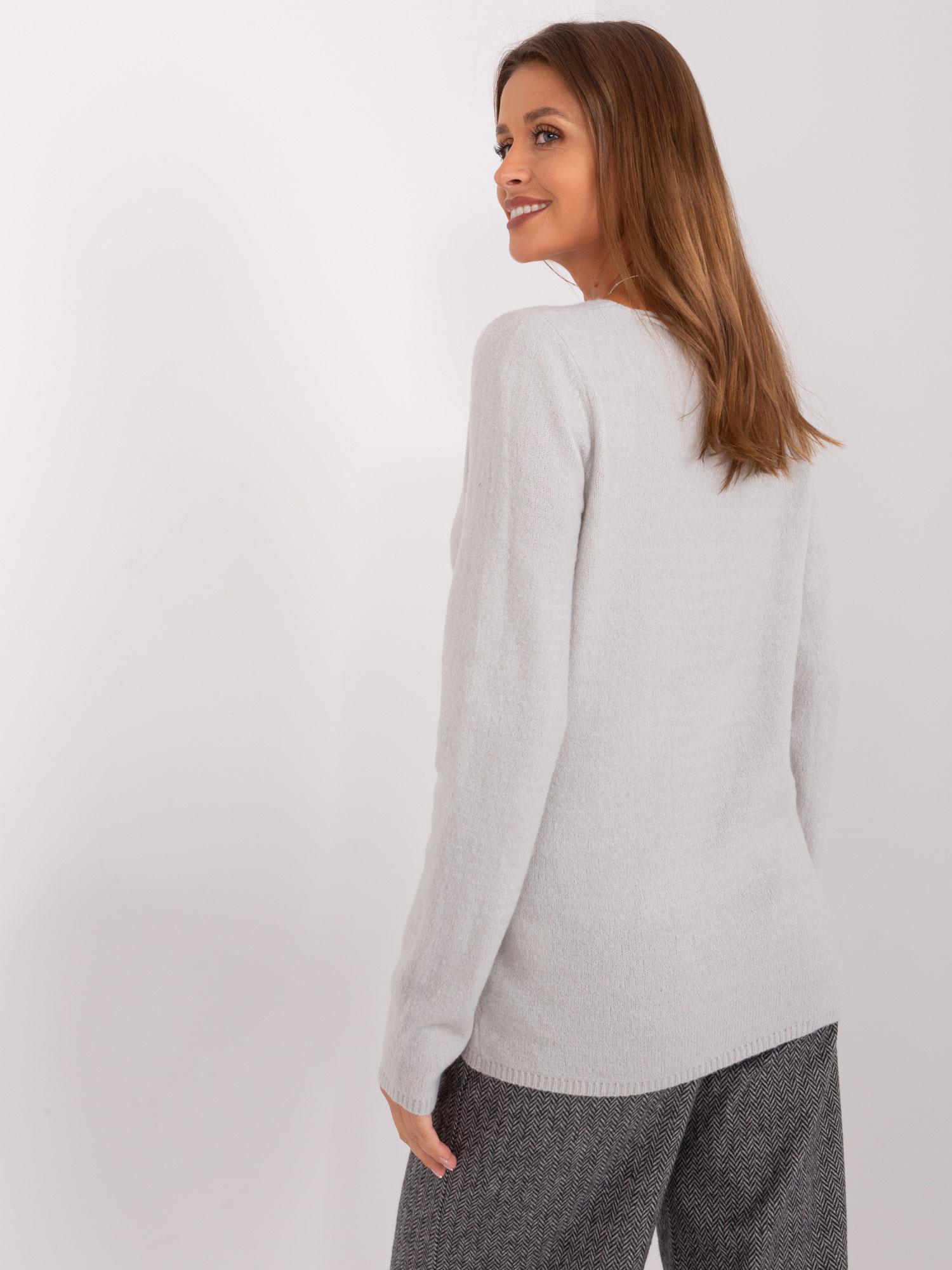 Sweater-D93110W90652B3VEN-light gray