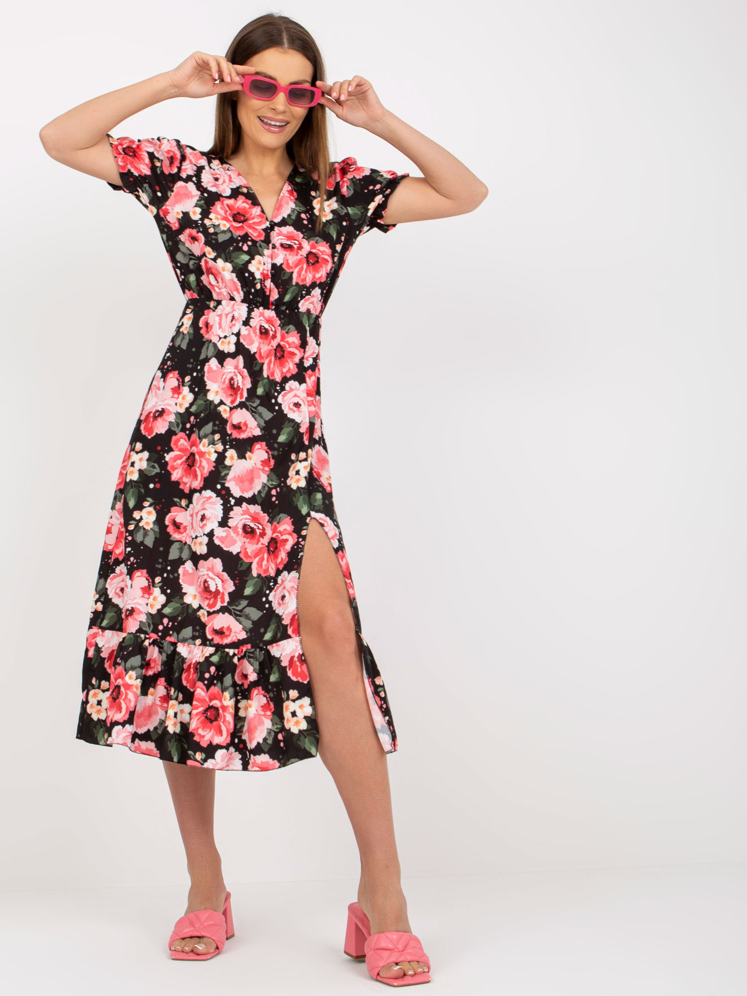 Dress-DHJ-SK-7006.48-black-red