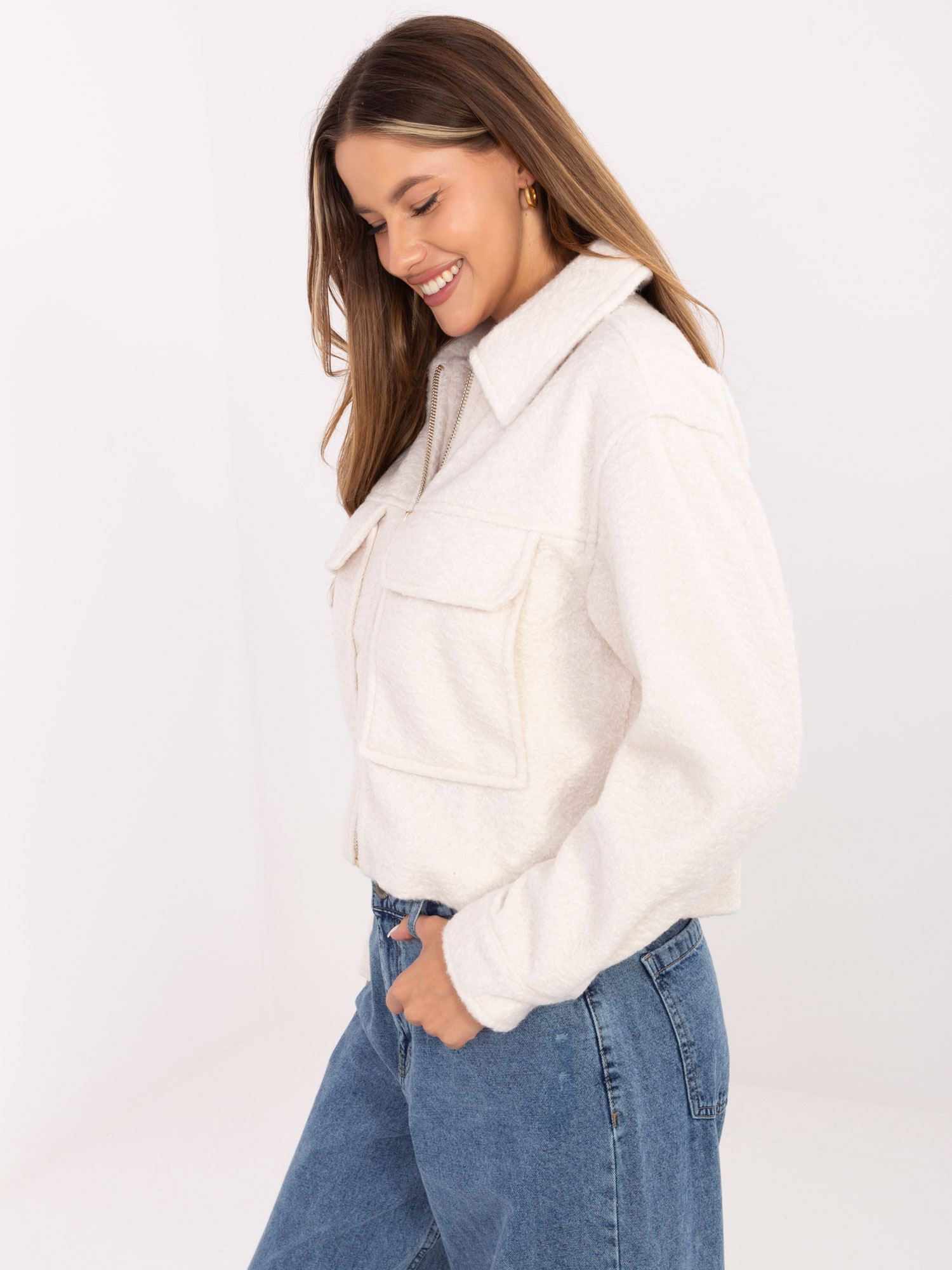 Jacket-D46015XB43434A1-ecru