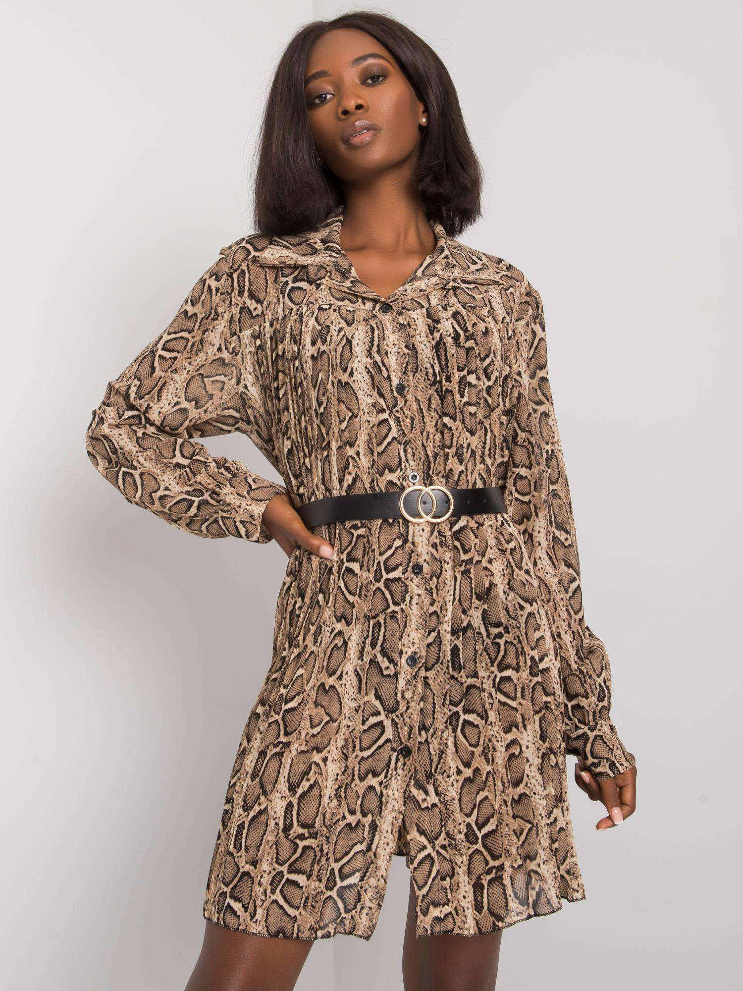 Dress-DHJ-SK-13875-2.12P-black-beige