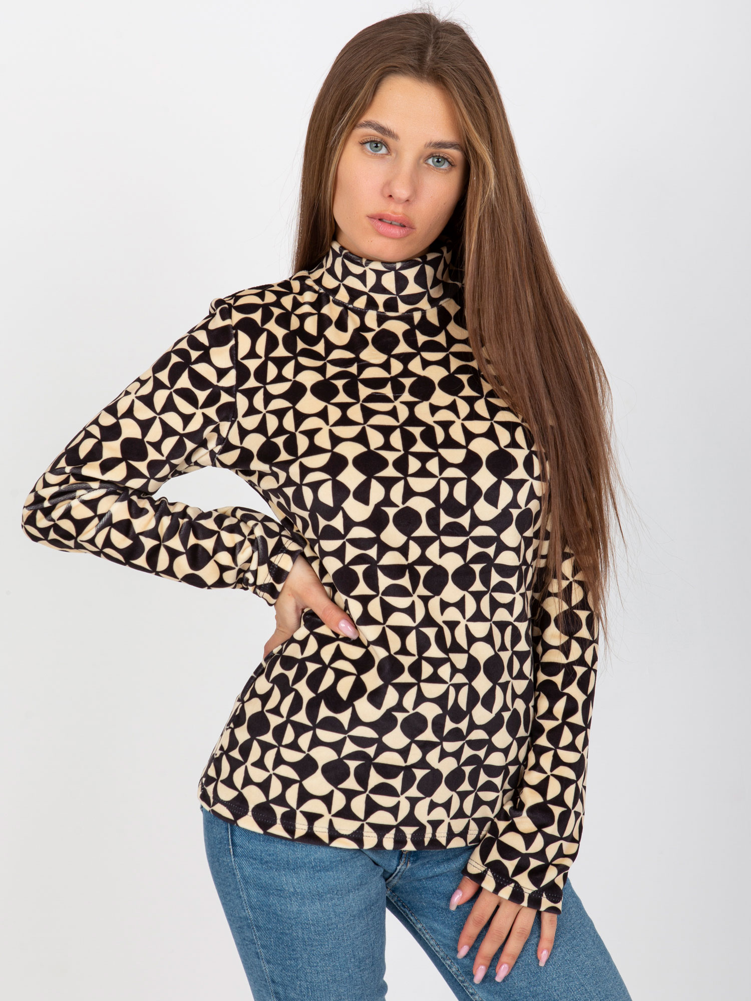Blouse-RP-BZ-8187-2.06-black-beige