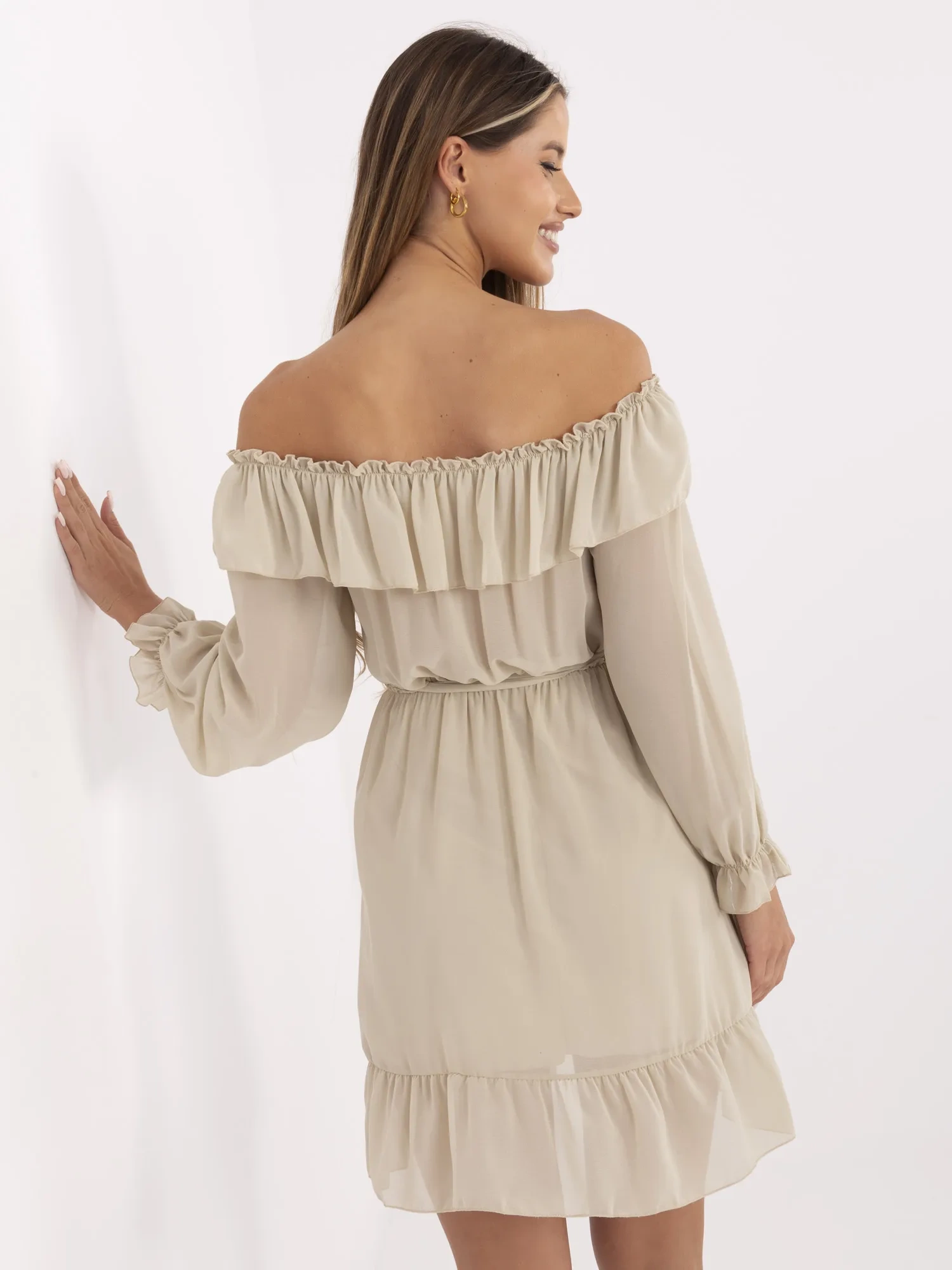Dress-TW-SK-BI-1203.72P-light beige