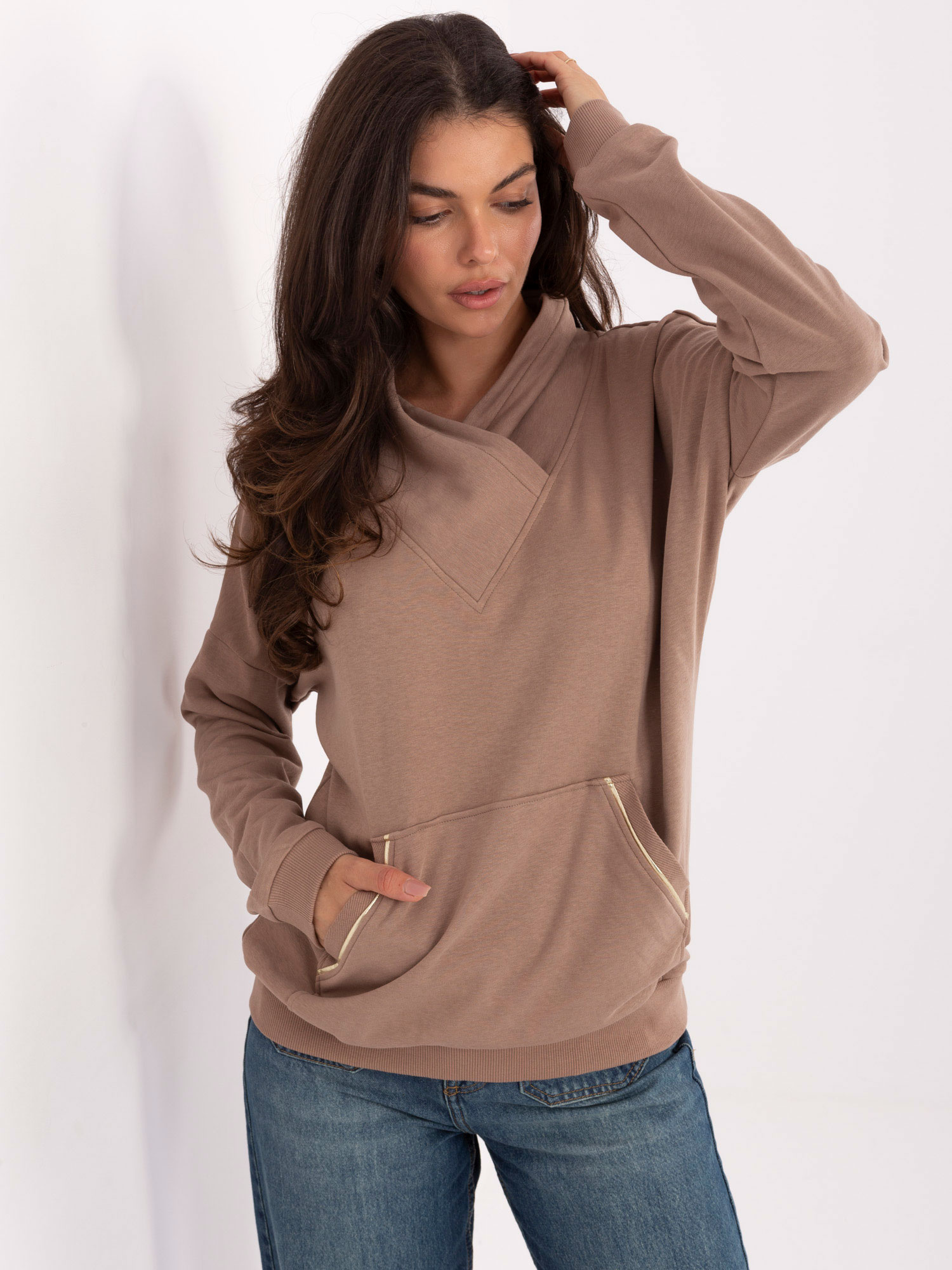 Sweatshirt-RV-BL-A874.01P-dark beige
