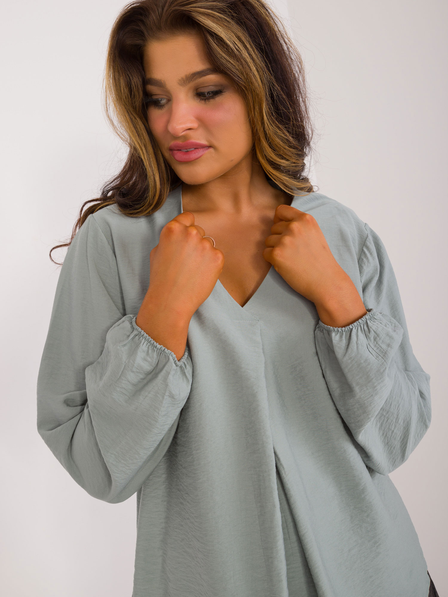 Blouse-D60082M11180B-pistachio