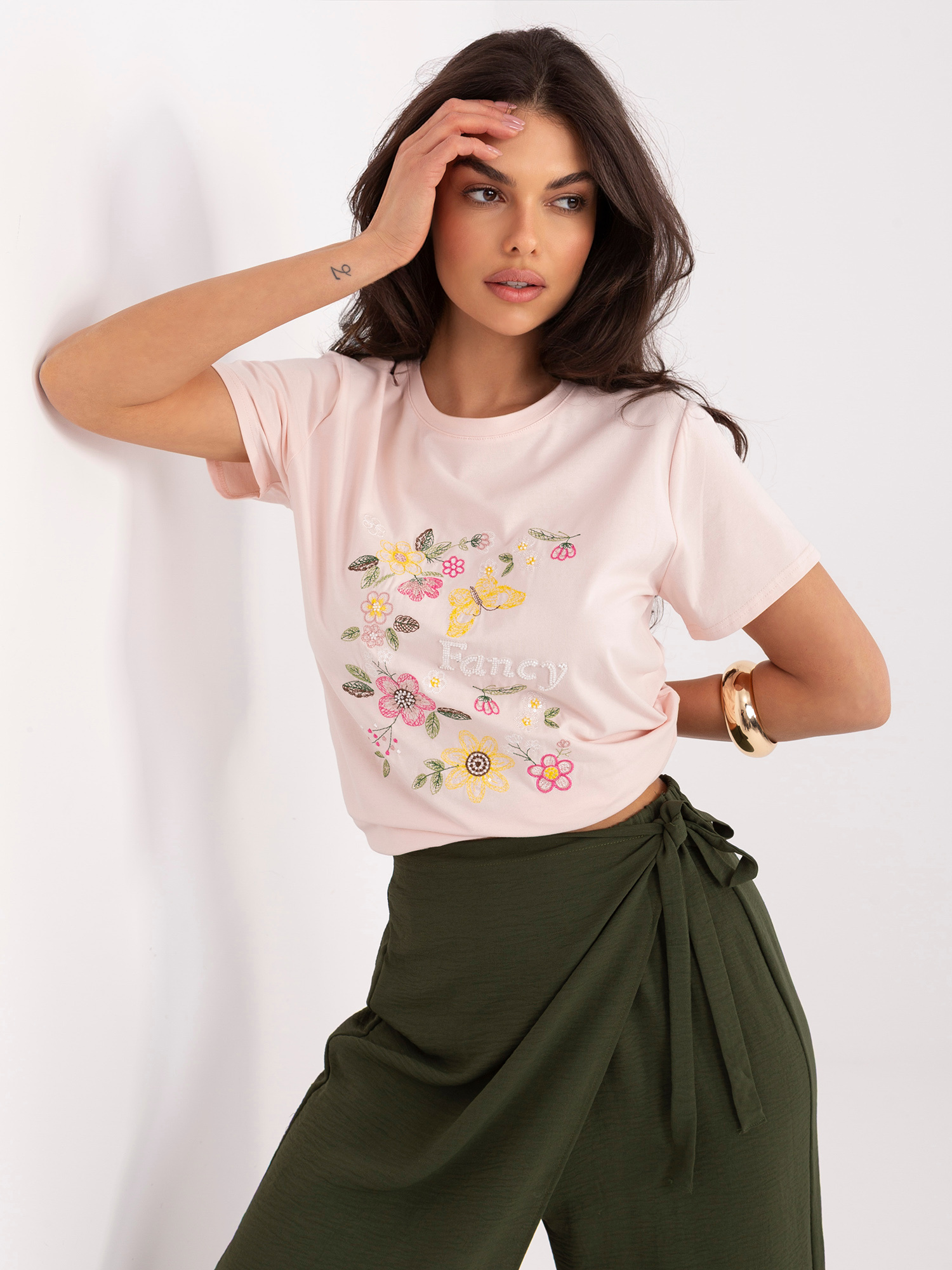 Italy Moda – pentru femei tricou pentru femei elegante