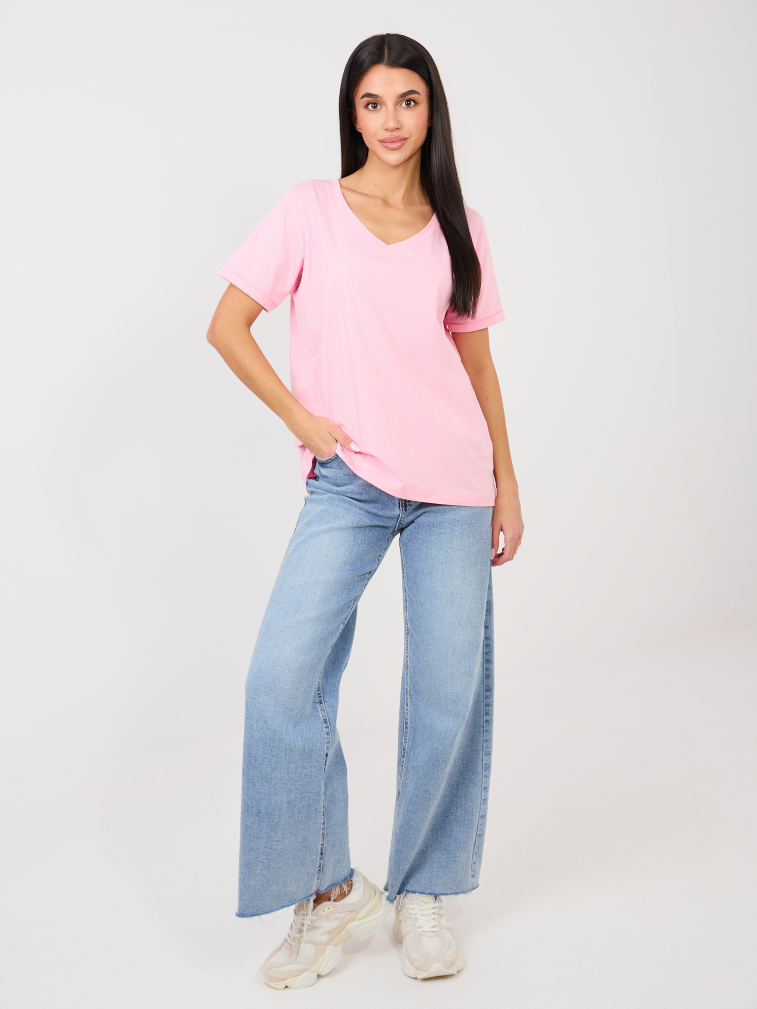 Dámské tričko světle růžové