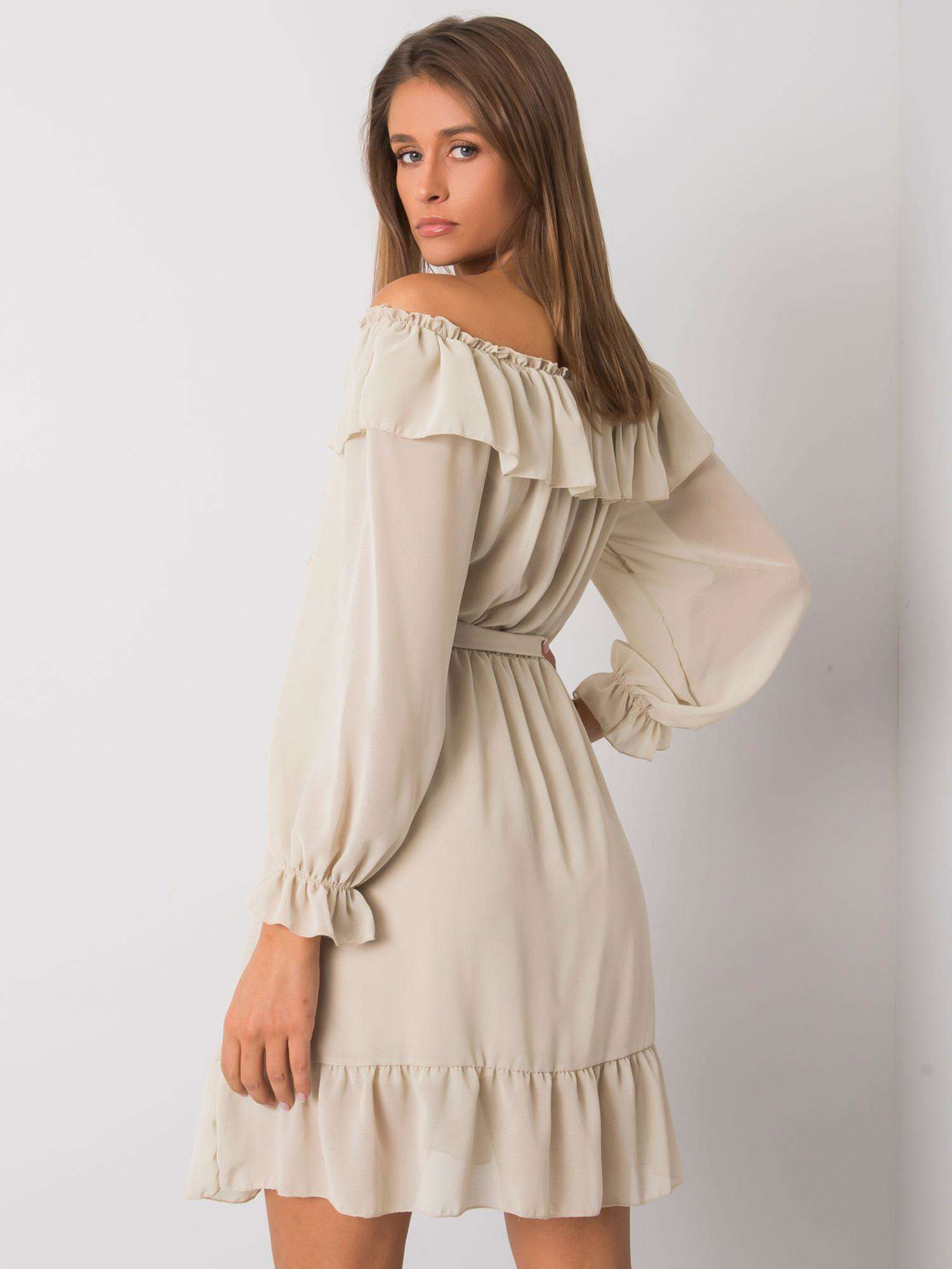 Dress-TW-SK-BI-1203.72P-light beige
