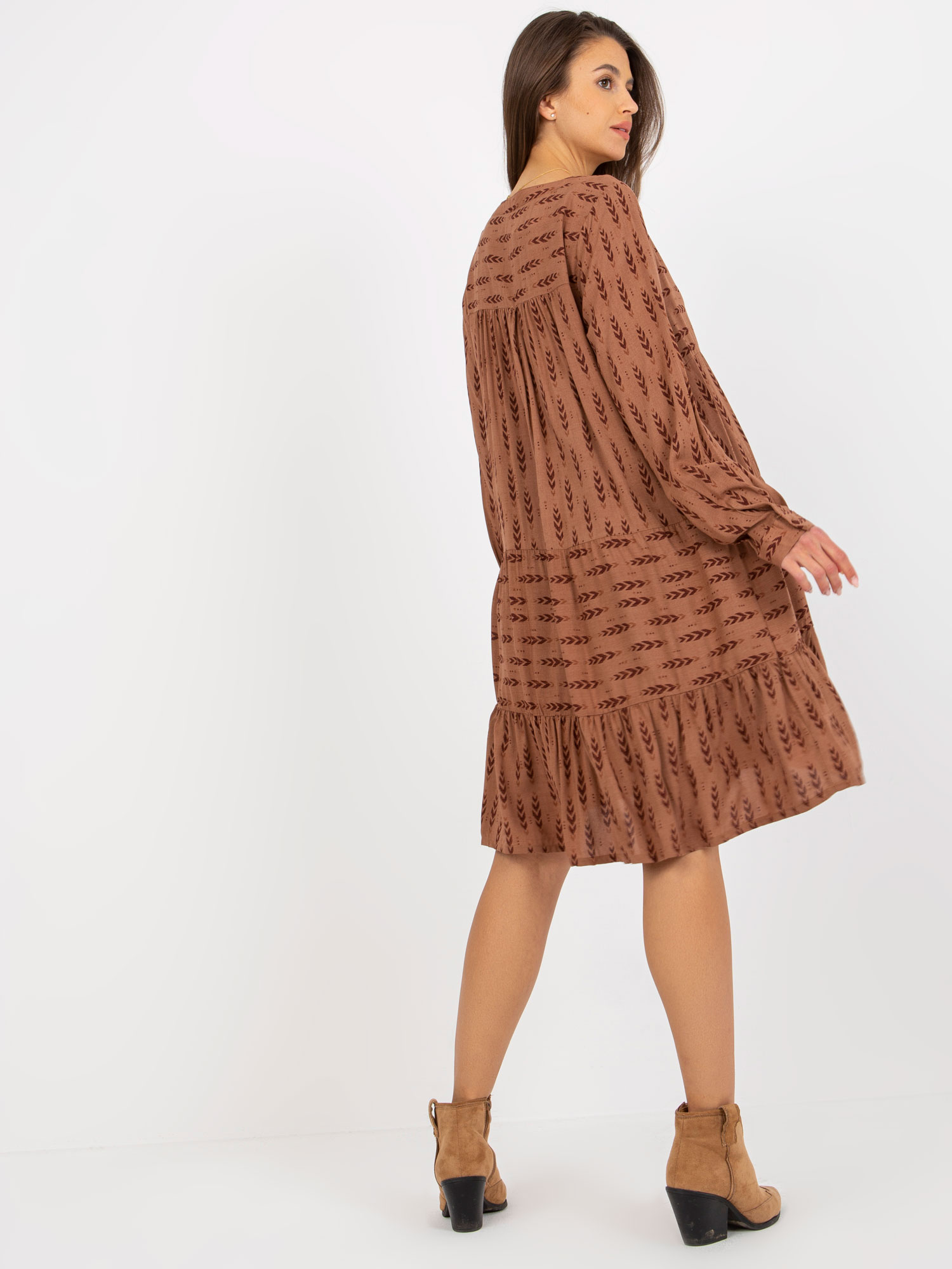 Dress-D73771M30361A4-brown