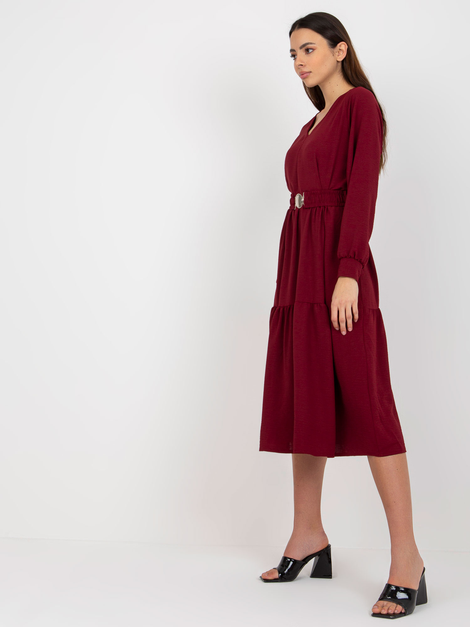 Dress-TW-SK-BI-2021706.93P-burgundy