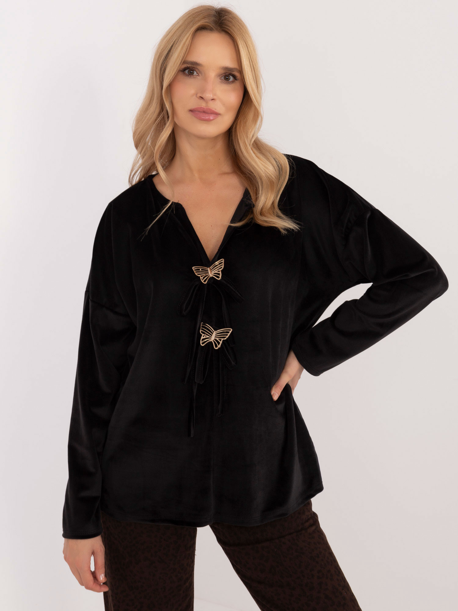 Blouse-DHJ-BZ-19916.03P-black