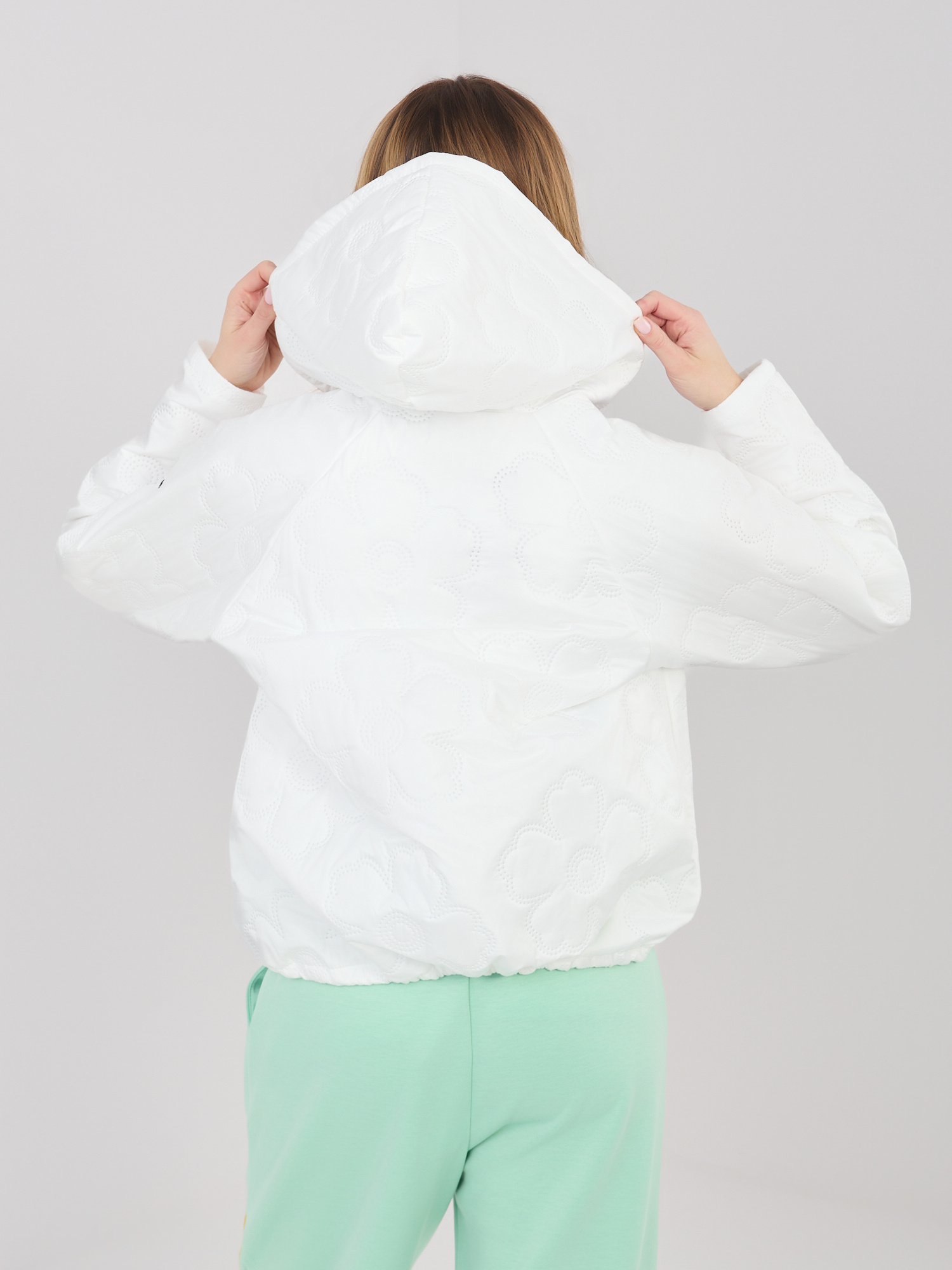 Преходно сако в цвят екрю RUE PARIS