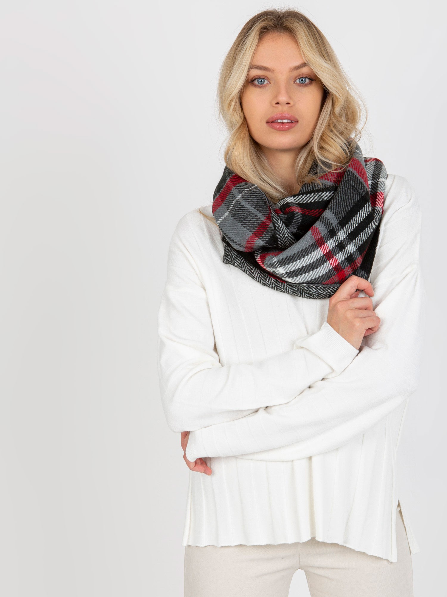 Scarf-AT-KM-1402.20-grey-black