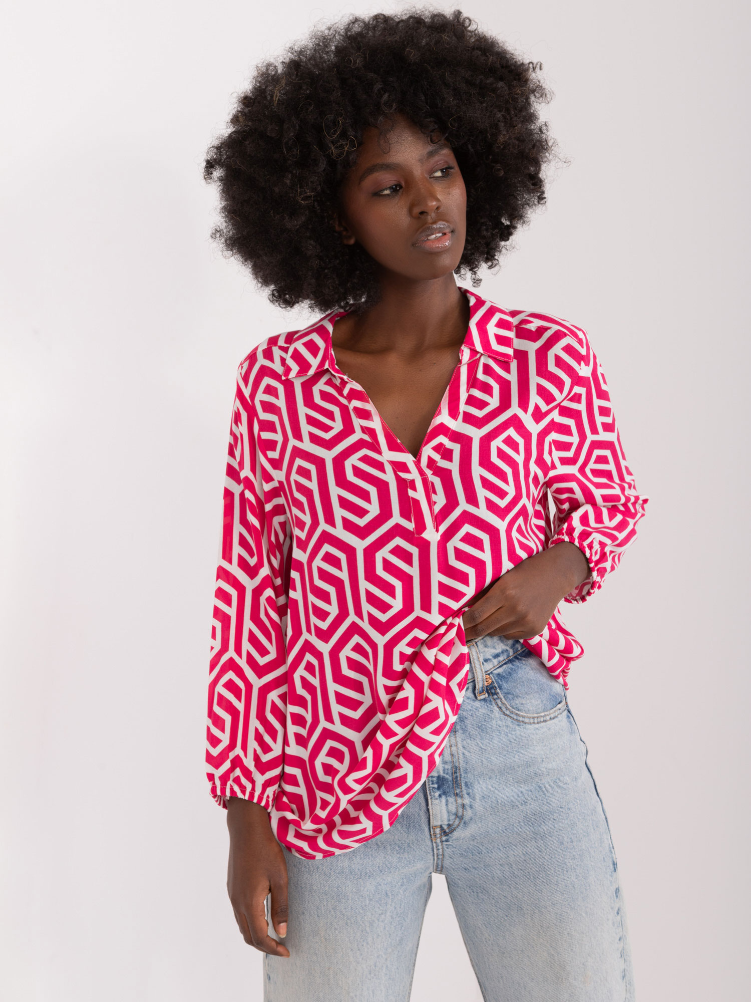 Blouse-D73771Z11162A-fuchsia