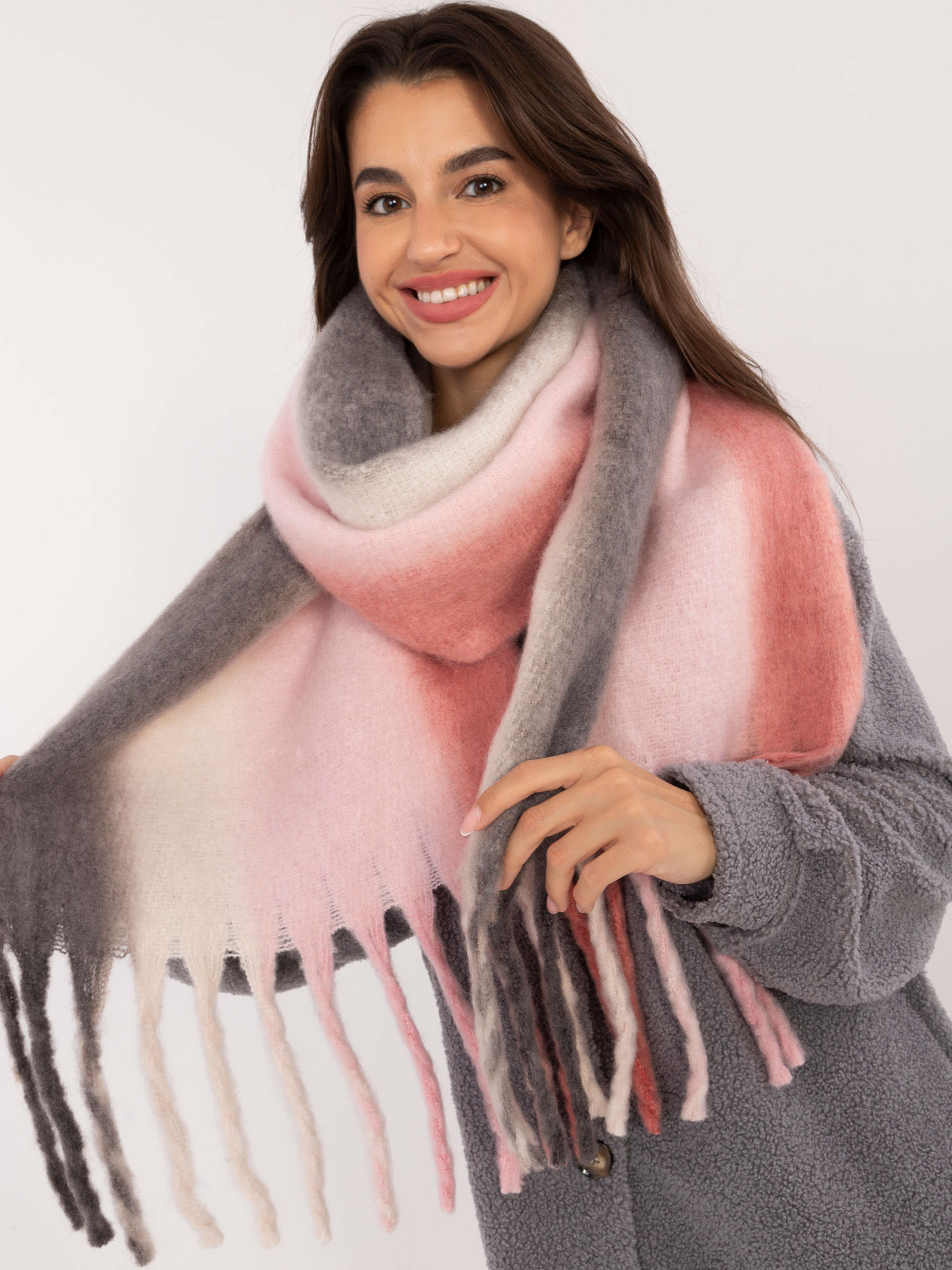 Scarf-AT-SZ-2320.50-Grey-Pink
