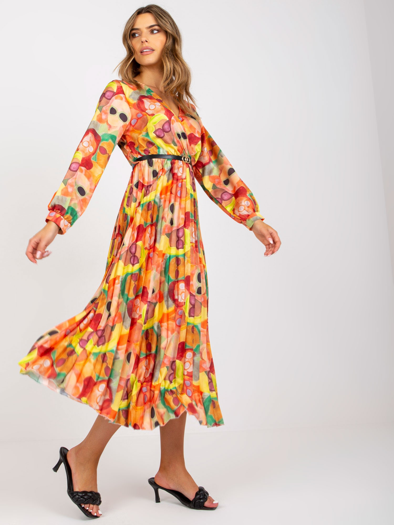 Dress-DHJ-SK-15163.84-Orange