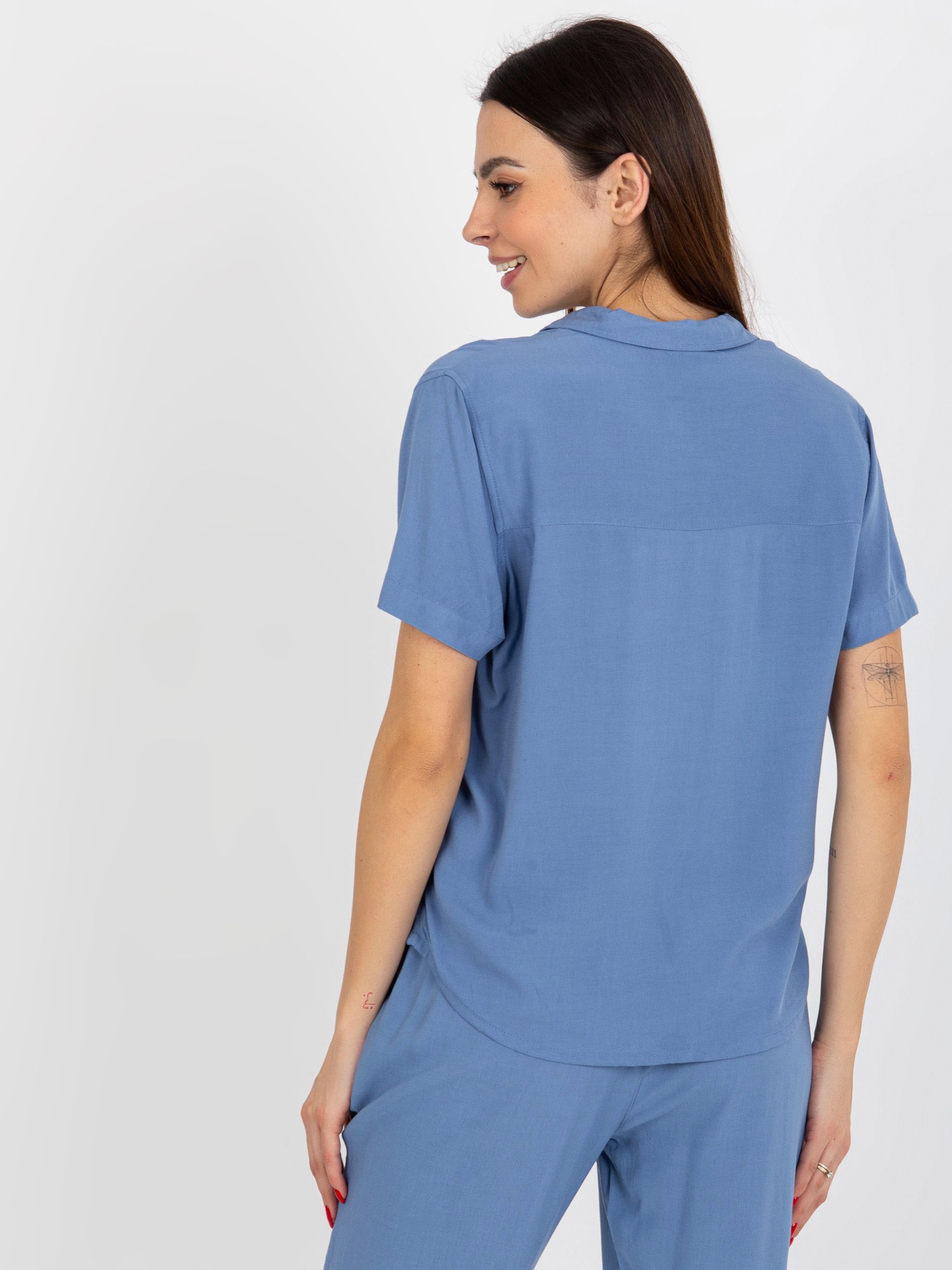 Blouse-D73761M11063B-blue