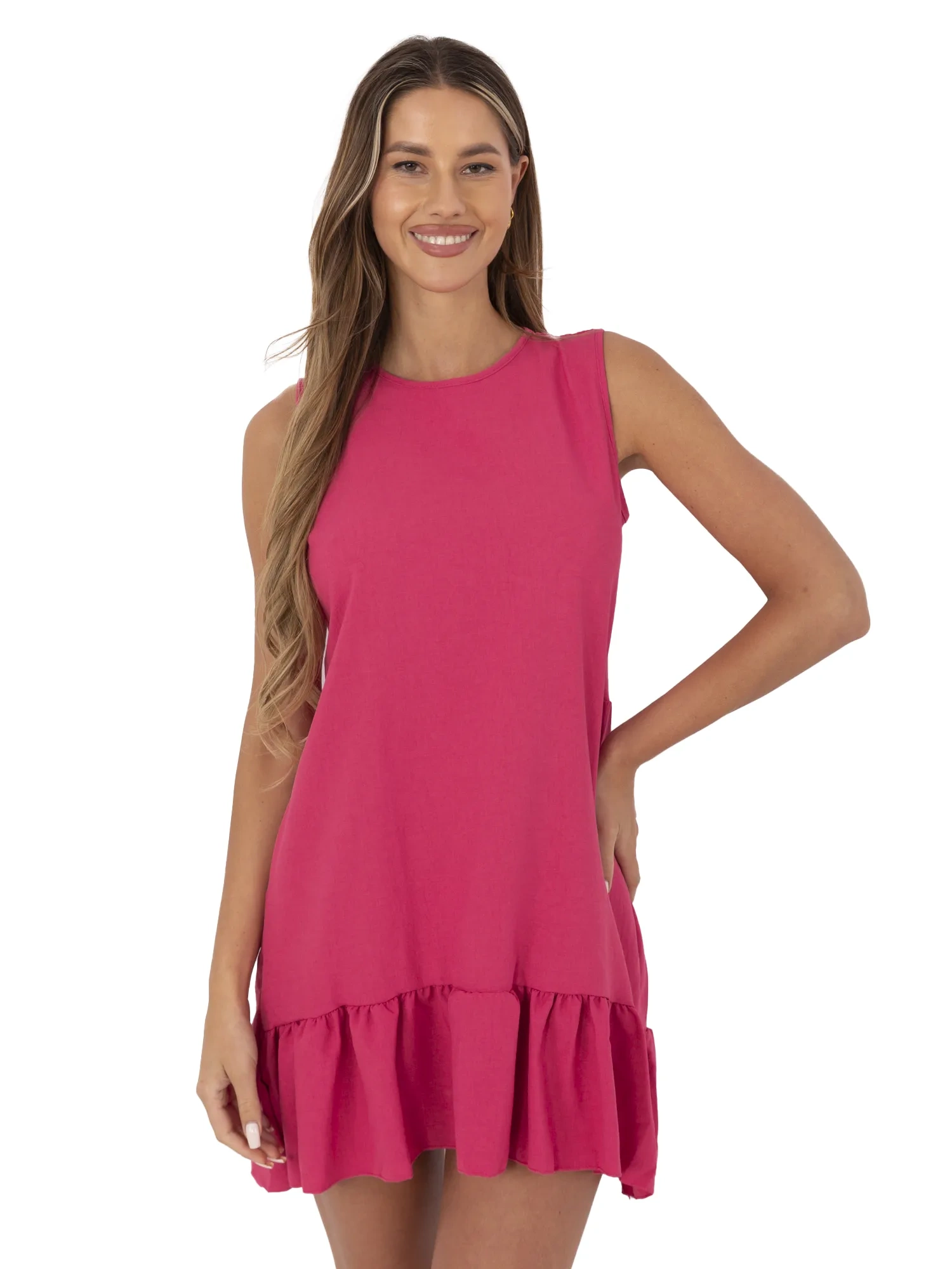 Dress-WN-SK-701.81-dark pink