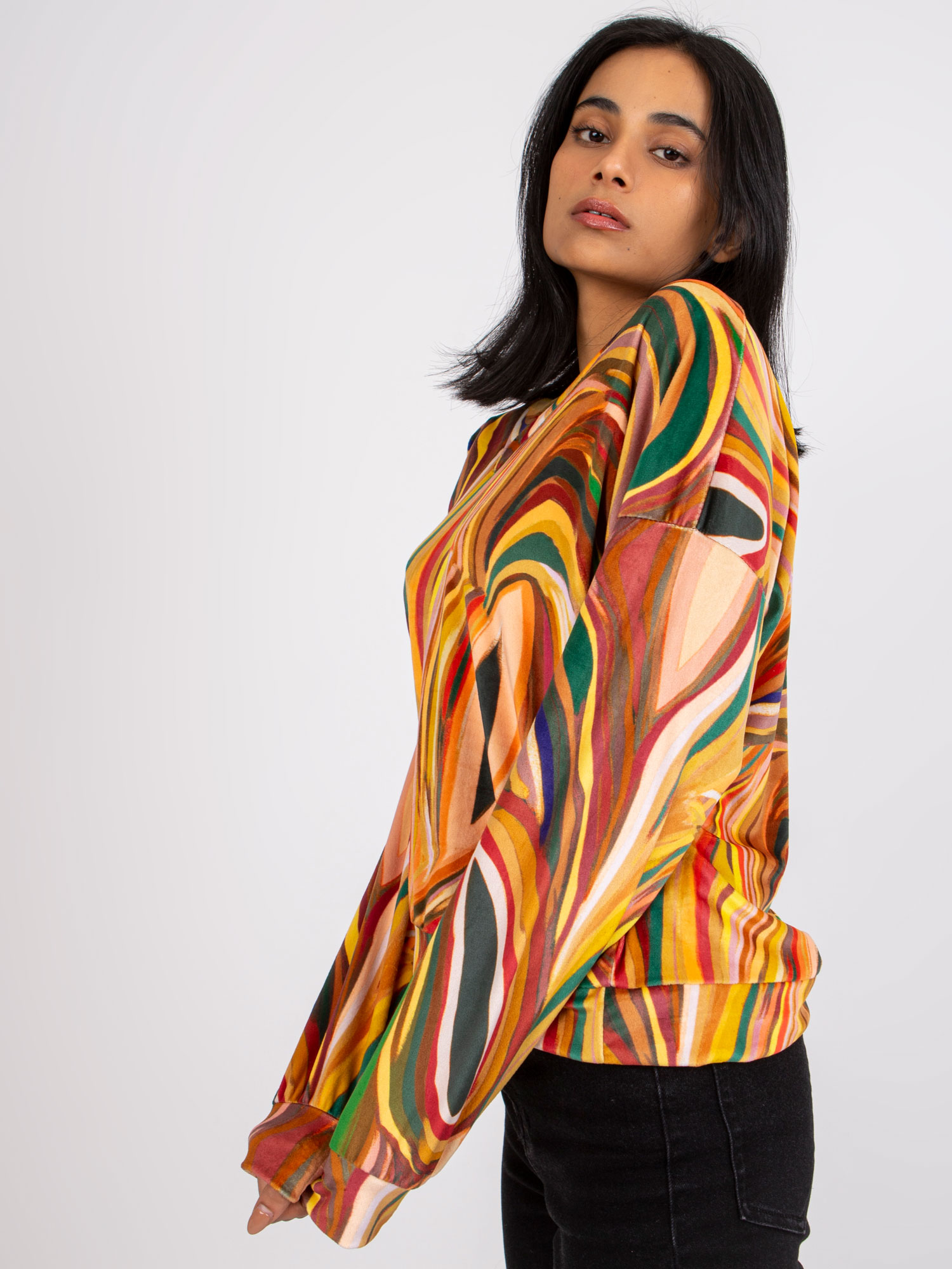 Blouse-DHJ-BZ-6033.21P-dark yellow