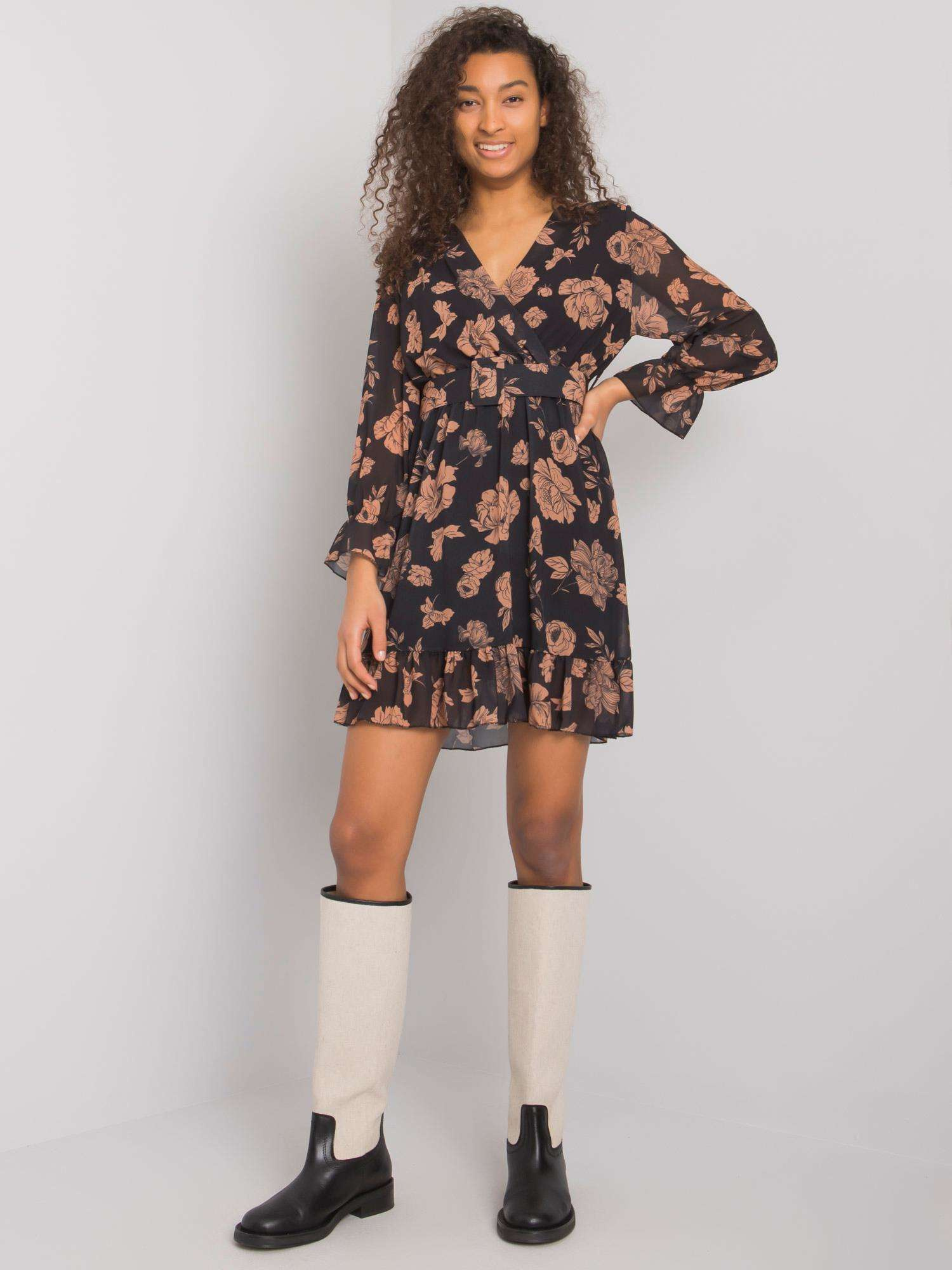 Dress-DHJ-SK-12220-3.51P-camel