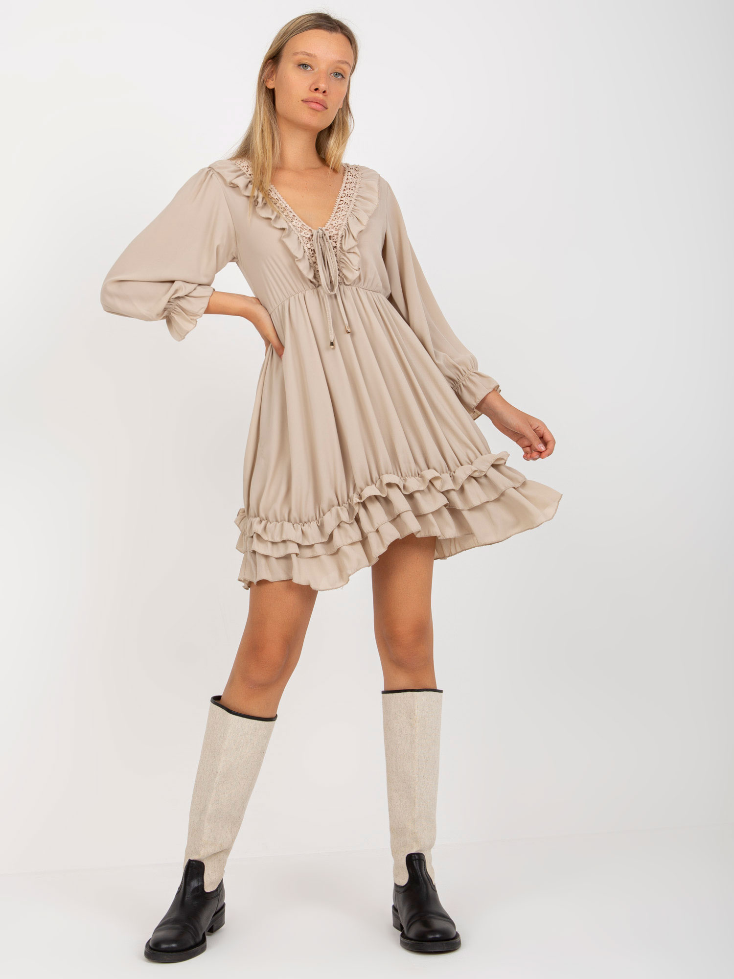 Dress-TW-SK-BI-0761-1.73P-beige