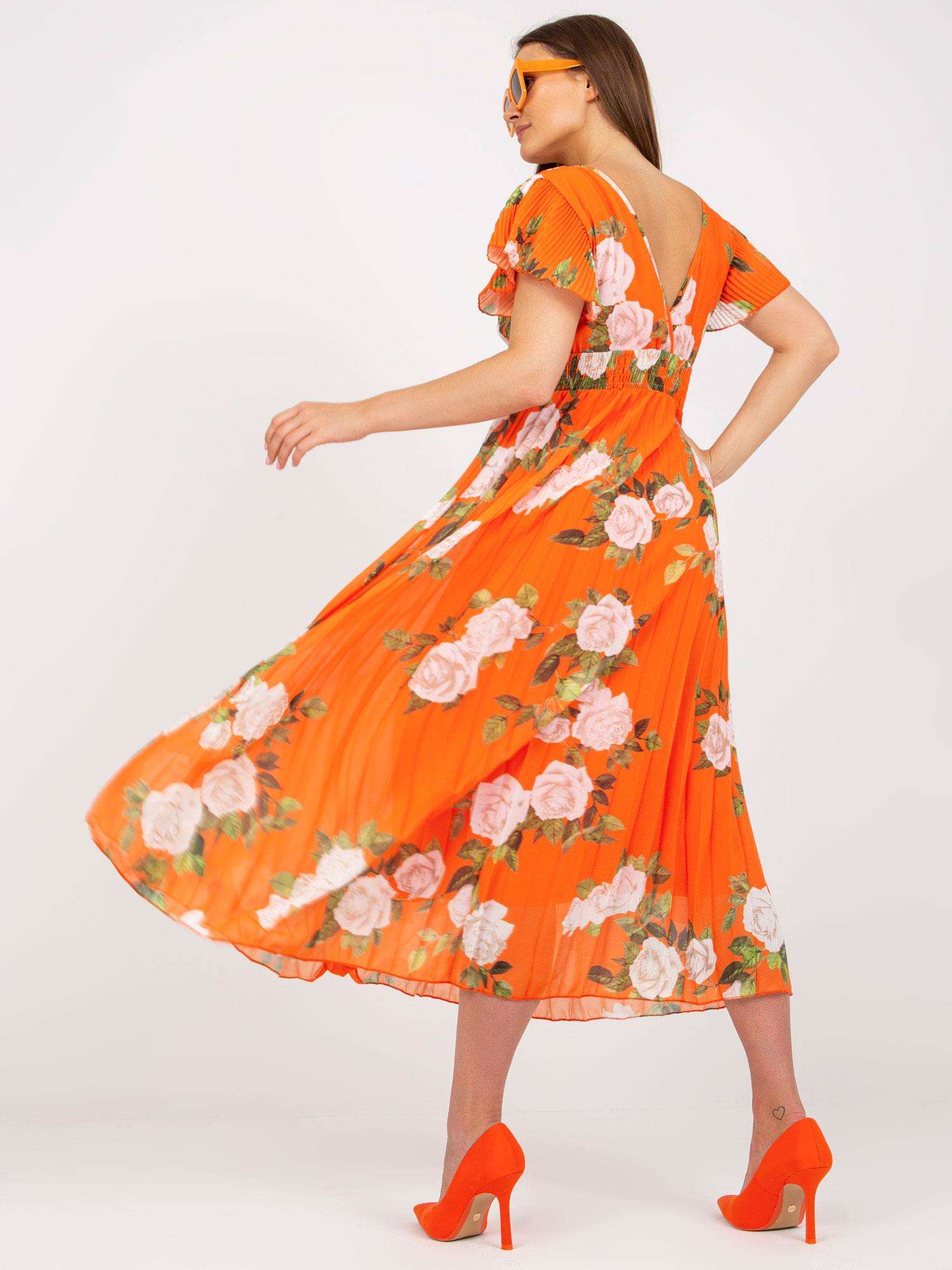 Dress-DHJ-SK-15722.67P-Orange