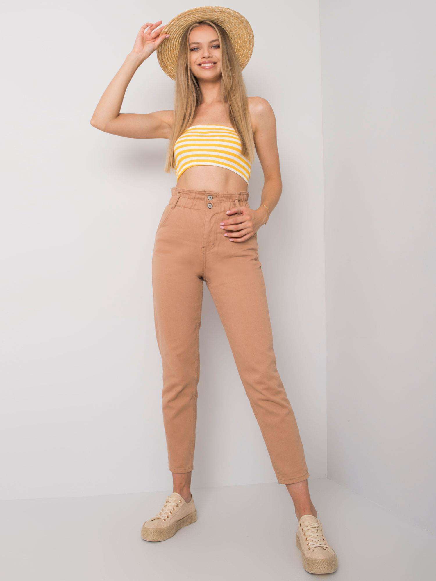 Jeans trousers-336-SP-2141.32P-camel