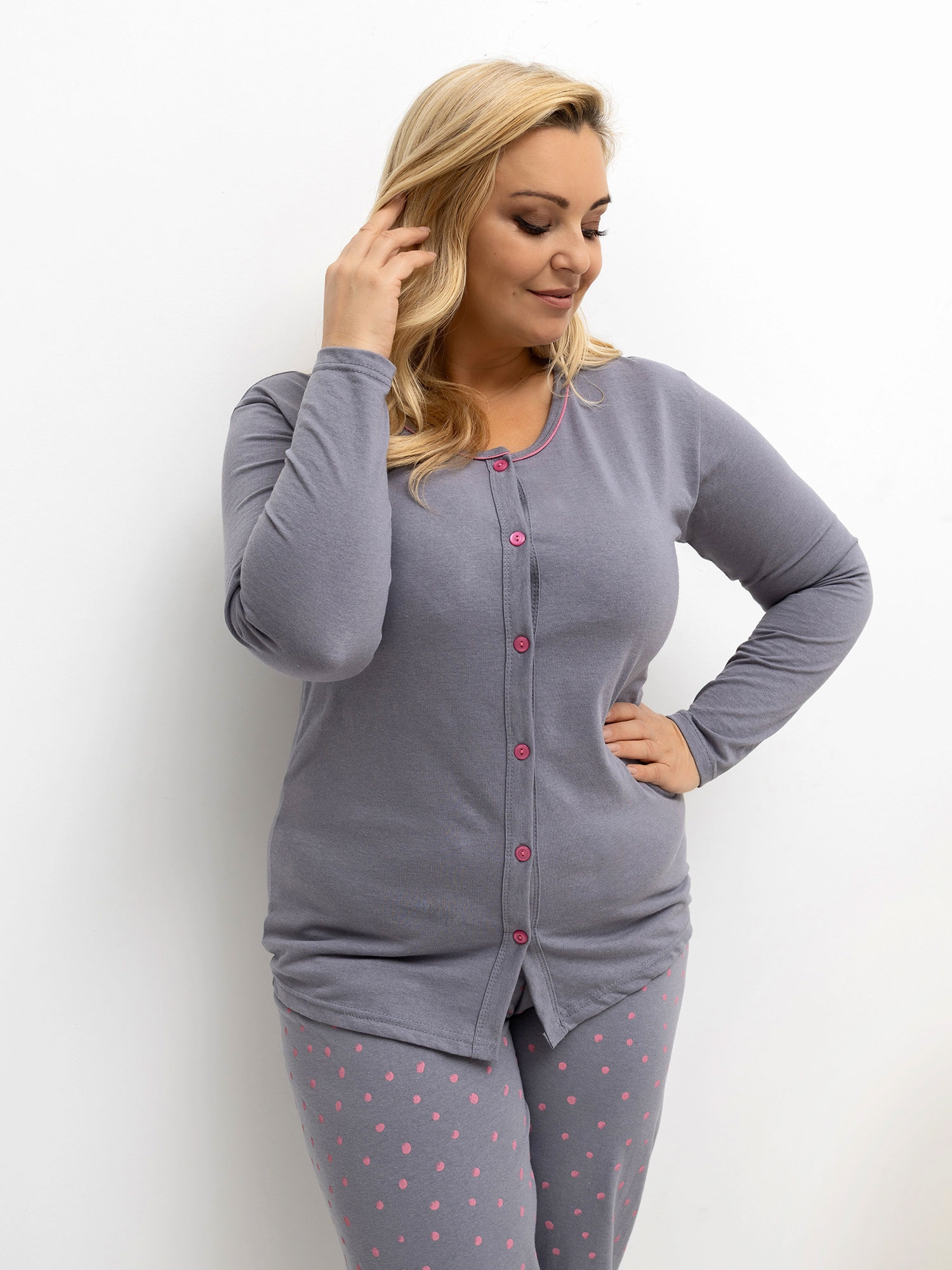 Pyjamas-DU-PI-FP-505.05P-dark grey