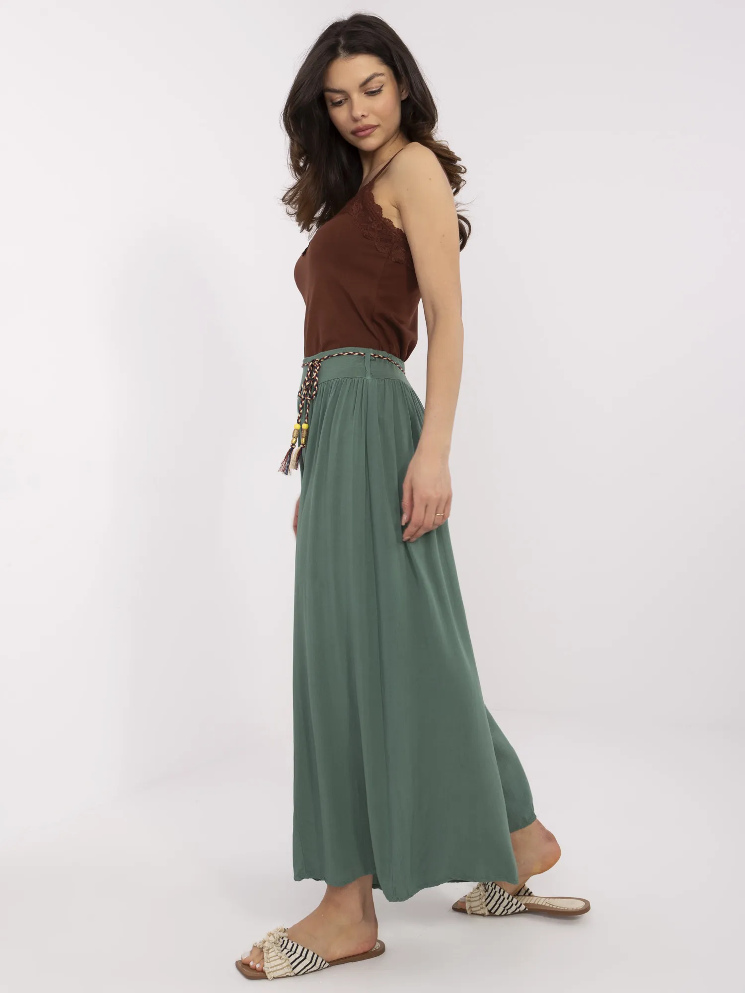 Trousers-TW-SP-BI-81733.14-dark green