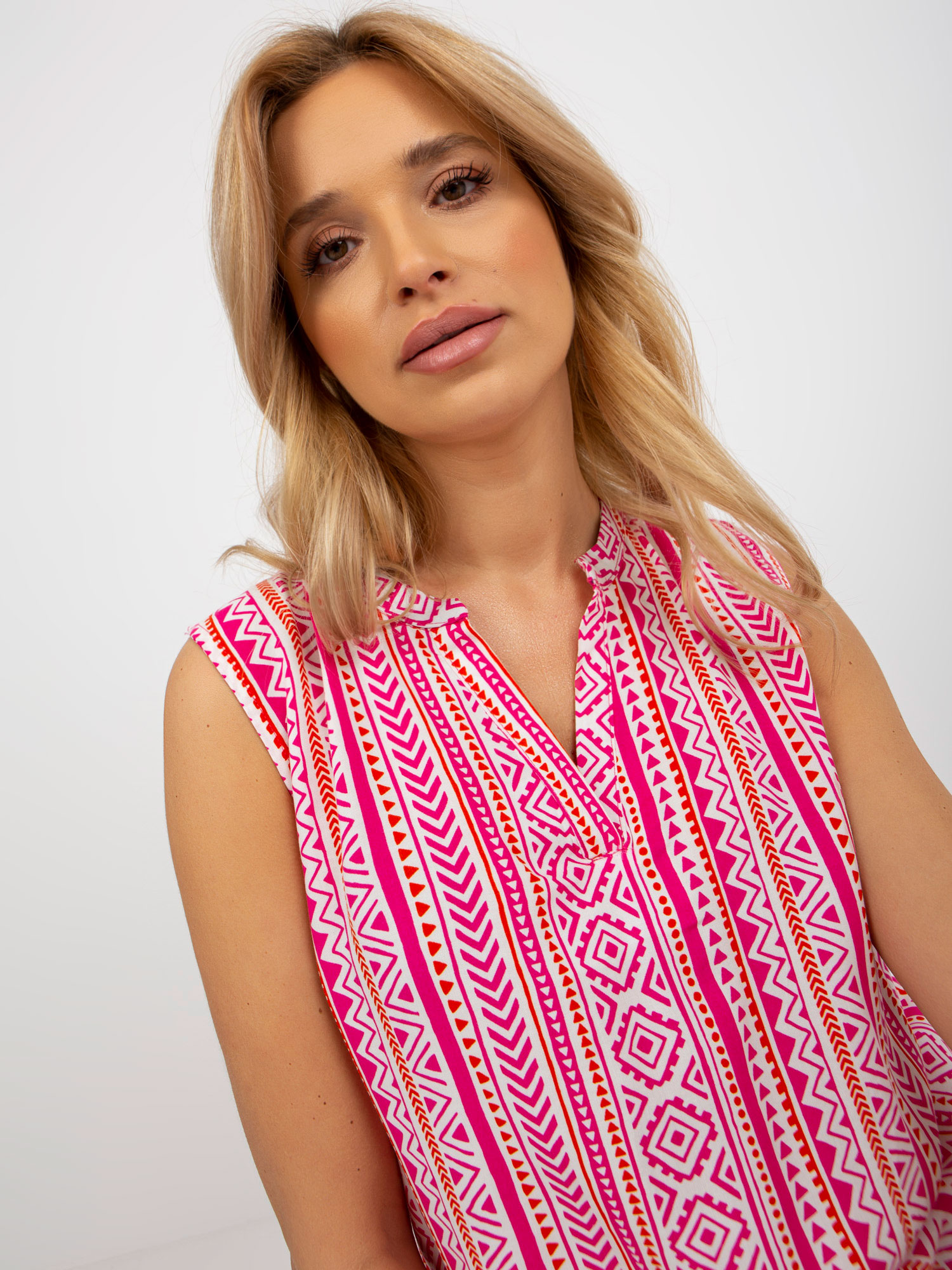 Blouse-D73771R11115A-white-pink