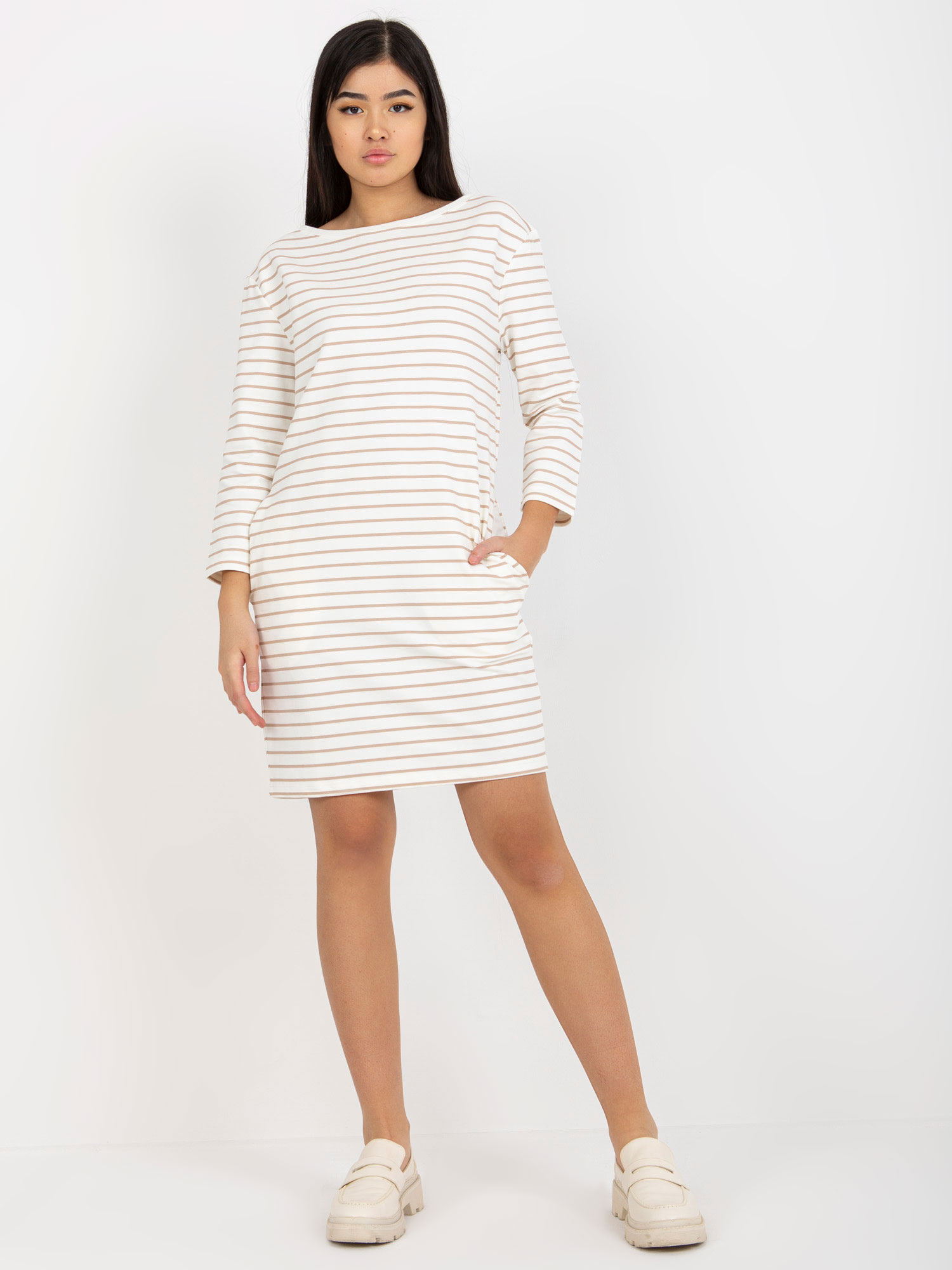 Dress-LO-SK-LK-259.23X-ecru