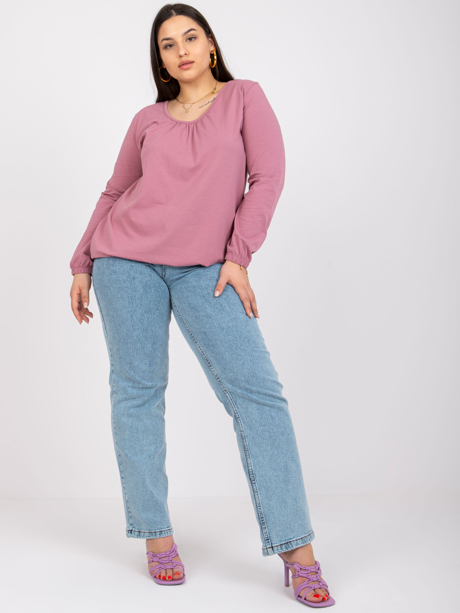 Blouse-RV-BZ-6332.53P-dark pink