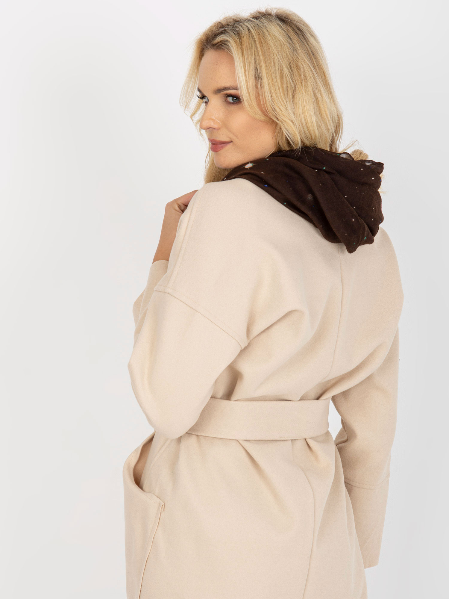 Scarf-AT-KM-TS06.32P-dark brown