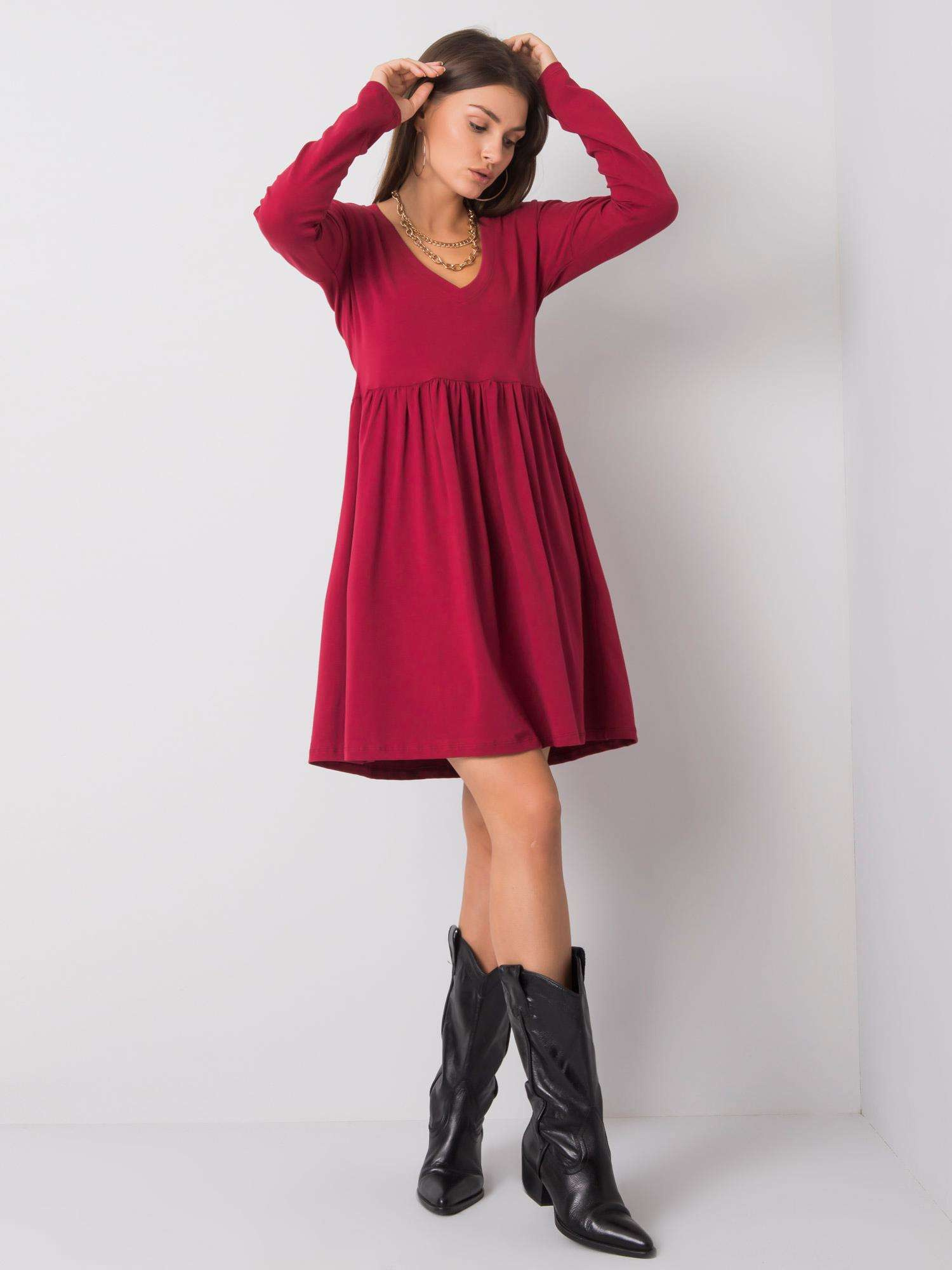 Dress-RV-SK-6008.19X-burgundy