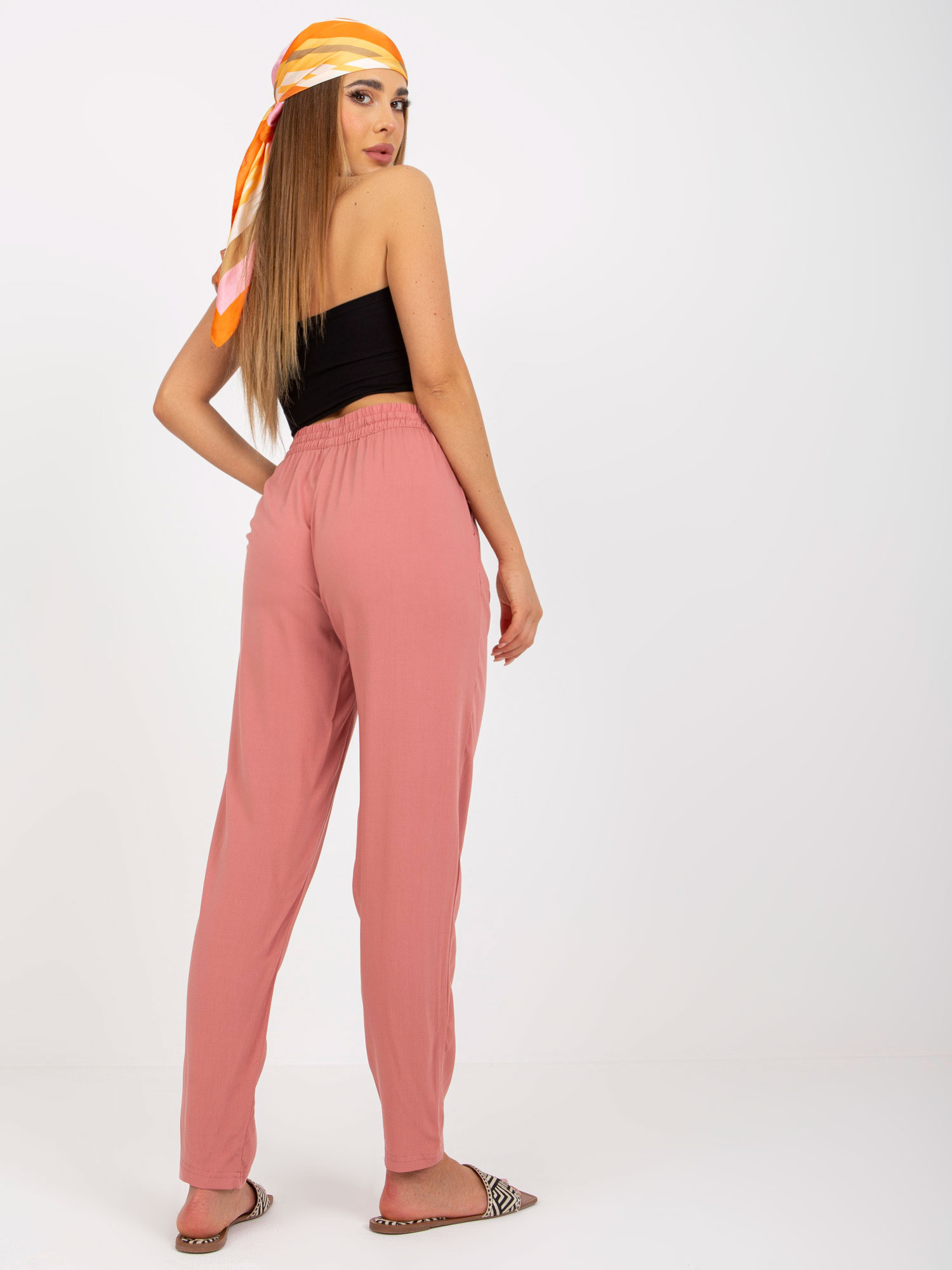 Pants-D73761M61869N-dark pink