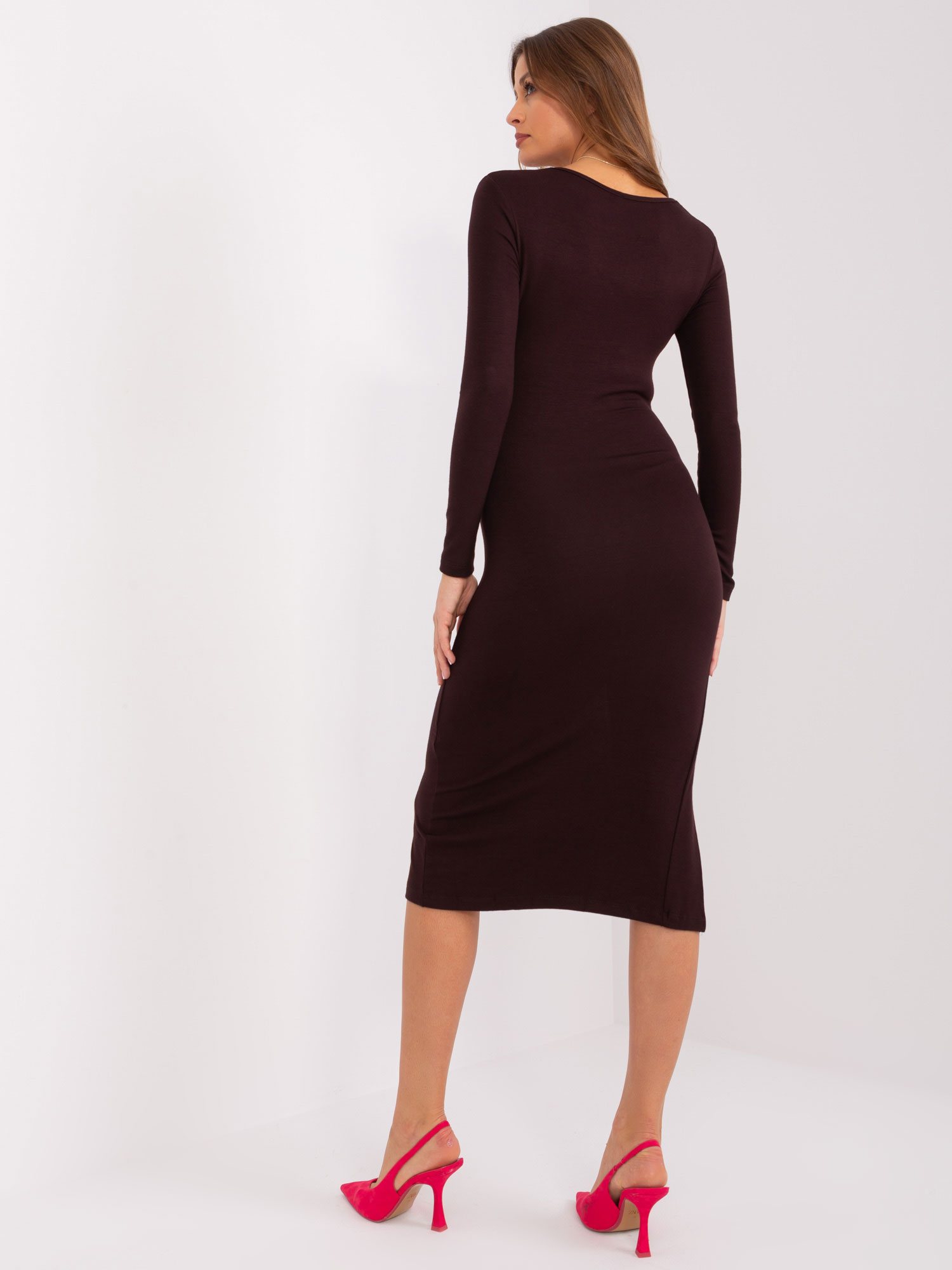 Dress-EM-SK-783.41P-dark brown