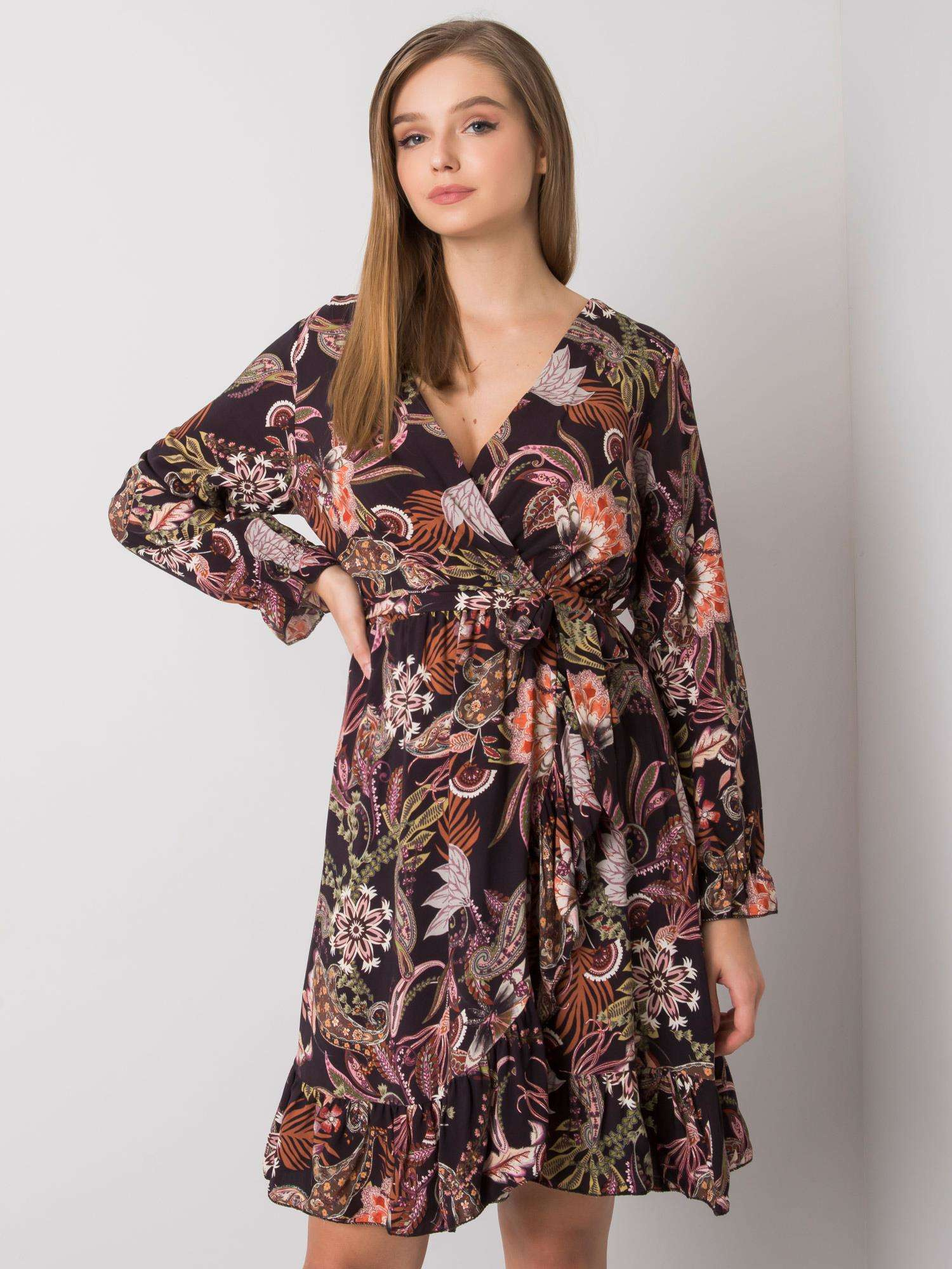 Dress-TW-SK-BI-H2515.38X-black-beige