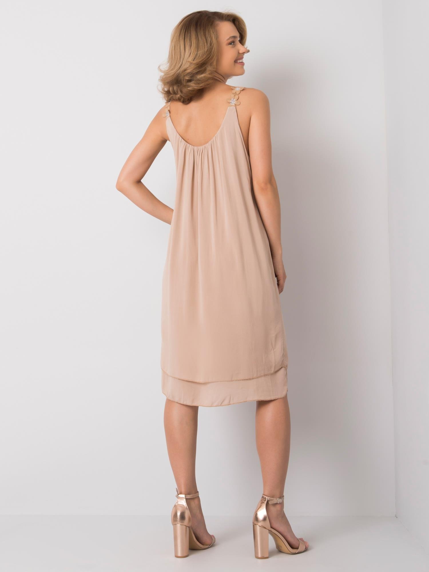 Dress-TW-SK-BI-22002.14-beige