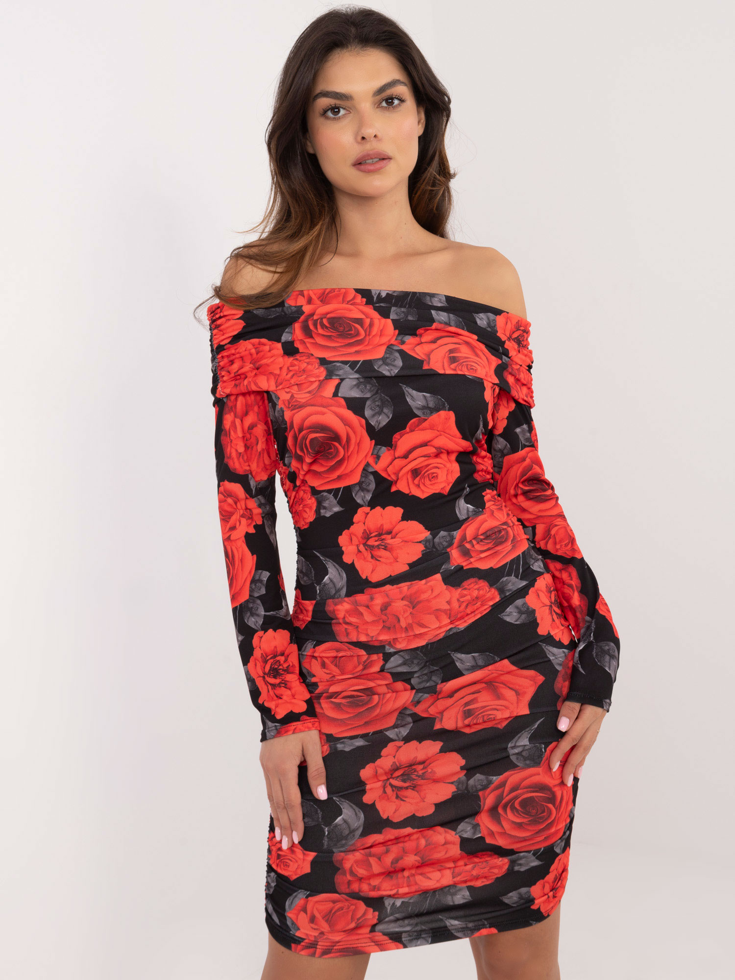 Dress-DHJ-SK-18688.36-black-red