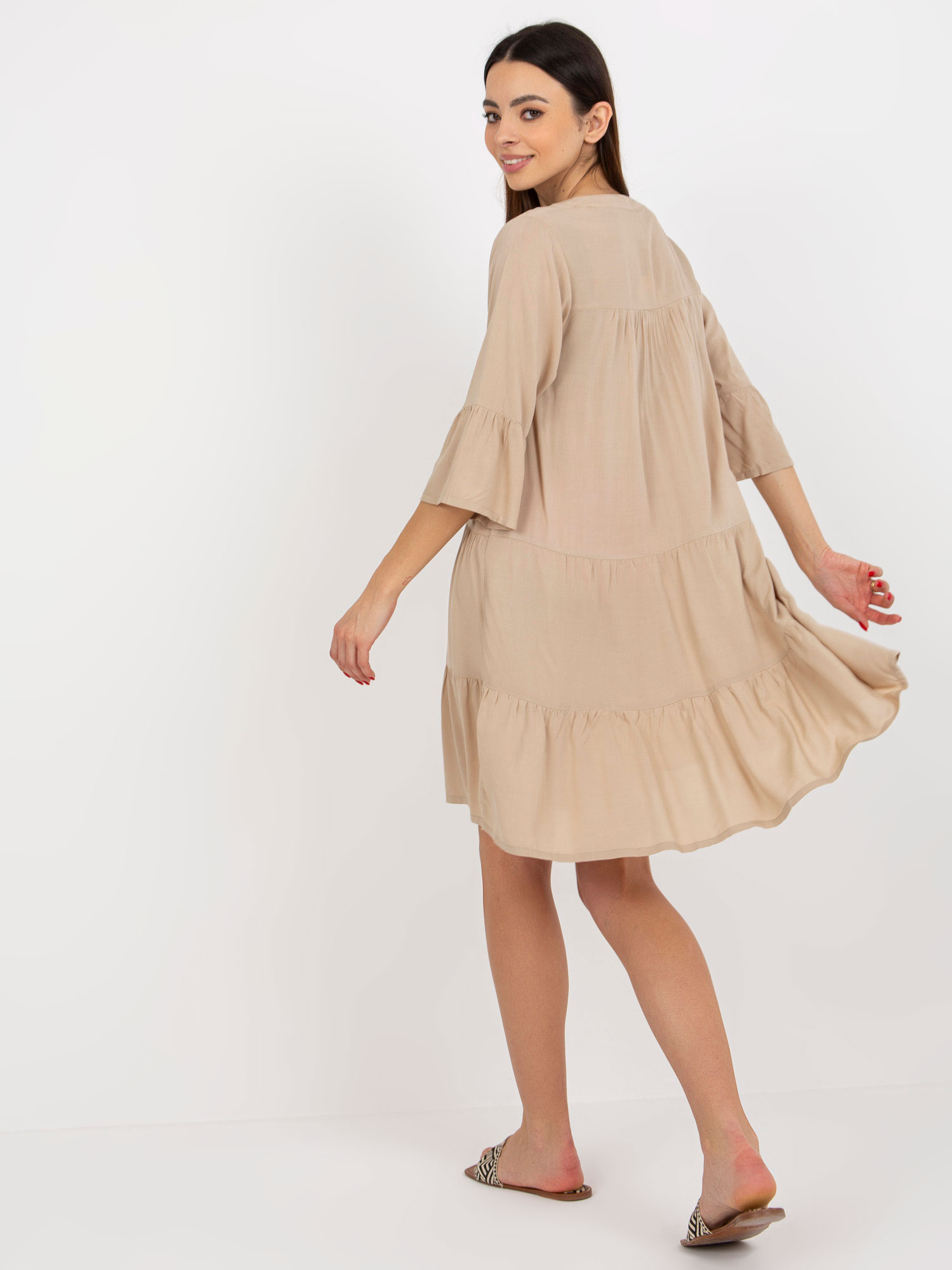 Dress-D73761M30214C-beige