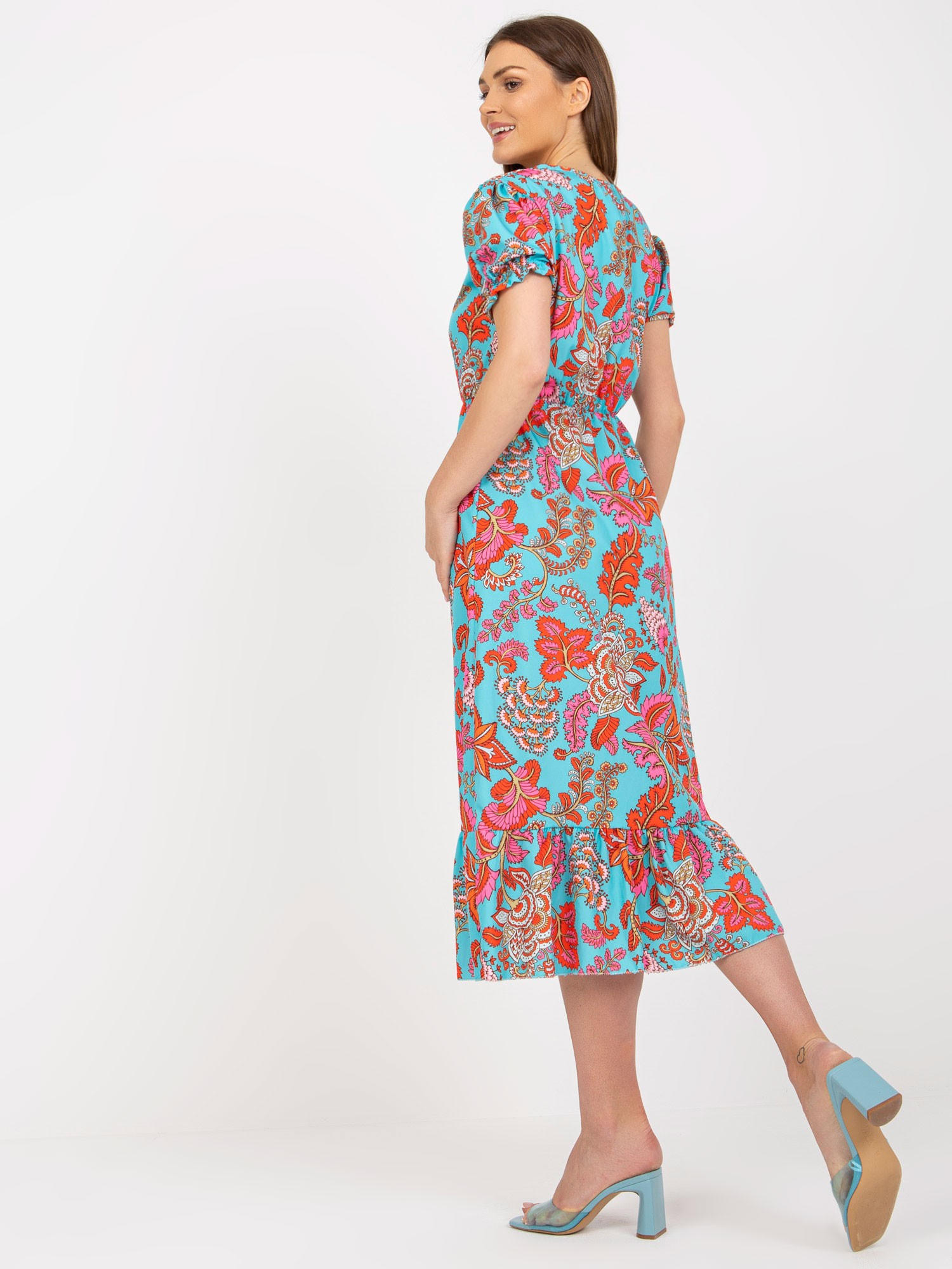 Dress-DHJ-SK-7006-4.37-Blue