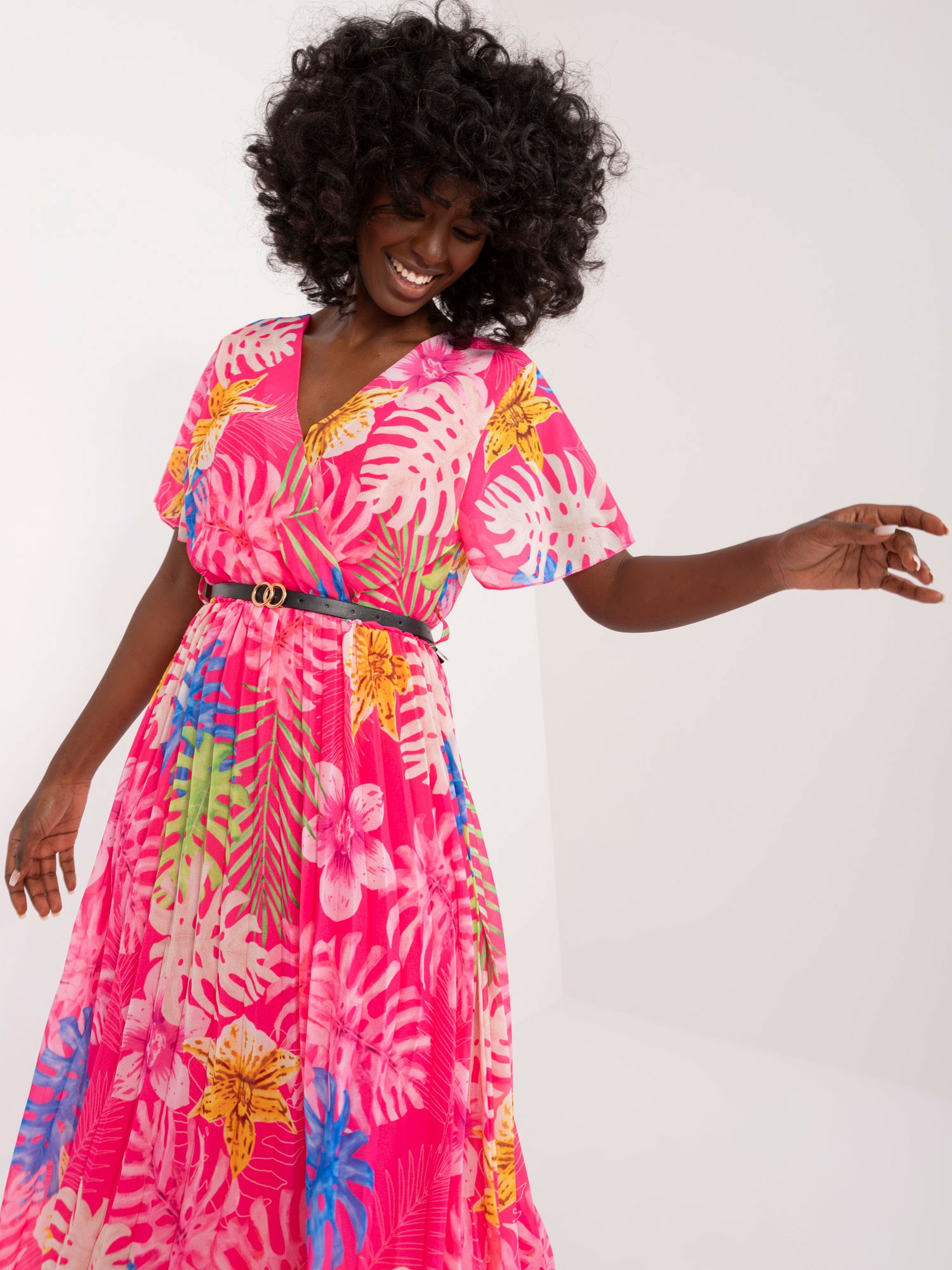 Dress-DHJ-SK-13162-3.90-dark pink